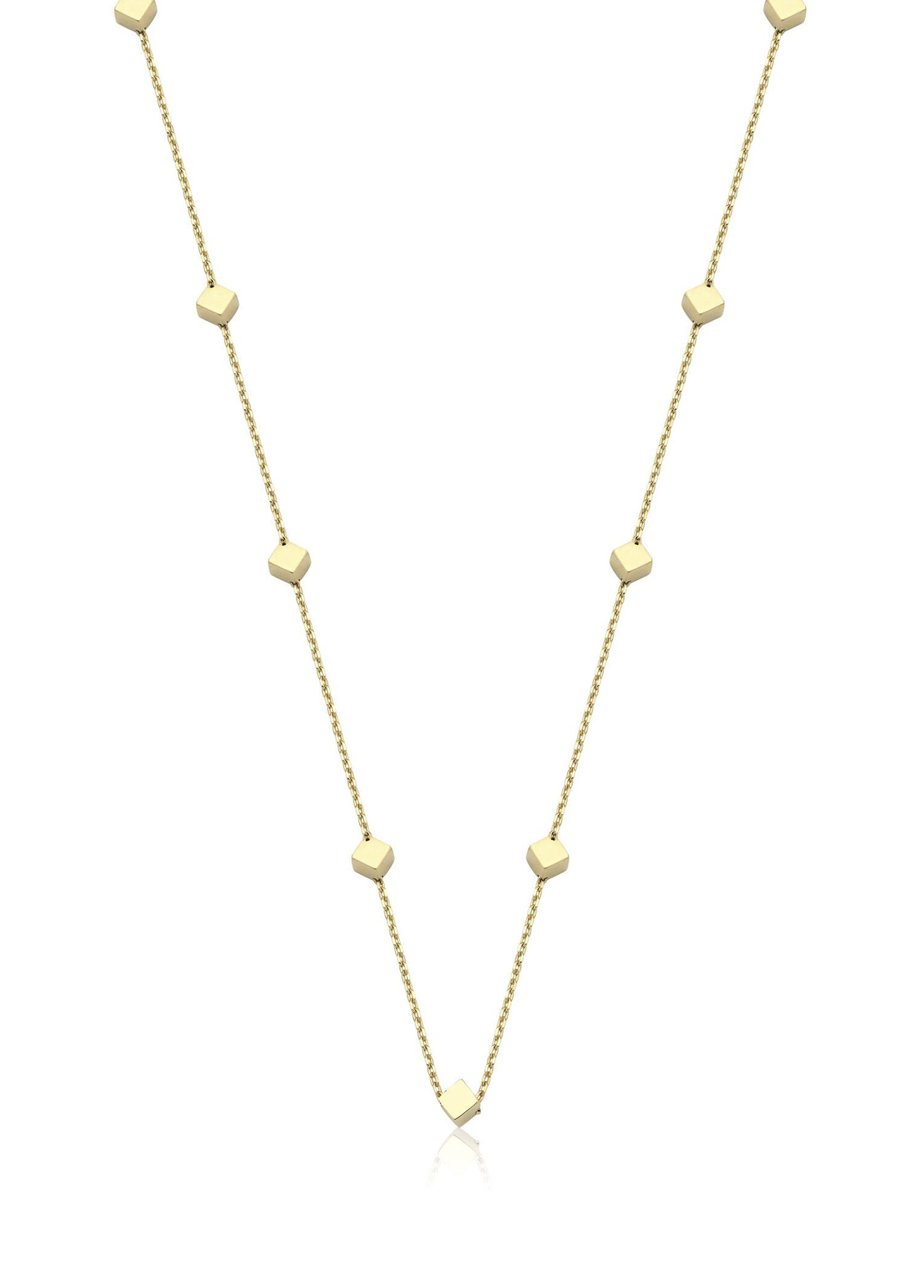 Cube 14 Ayar Rose Gold Altın Kadın Kolye