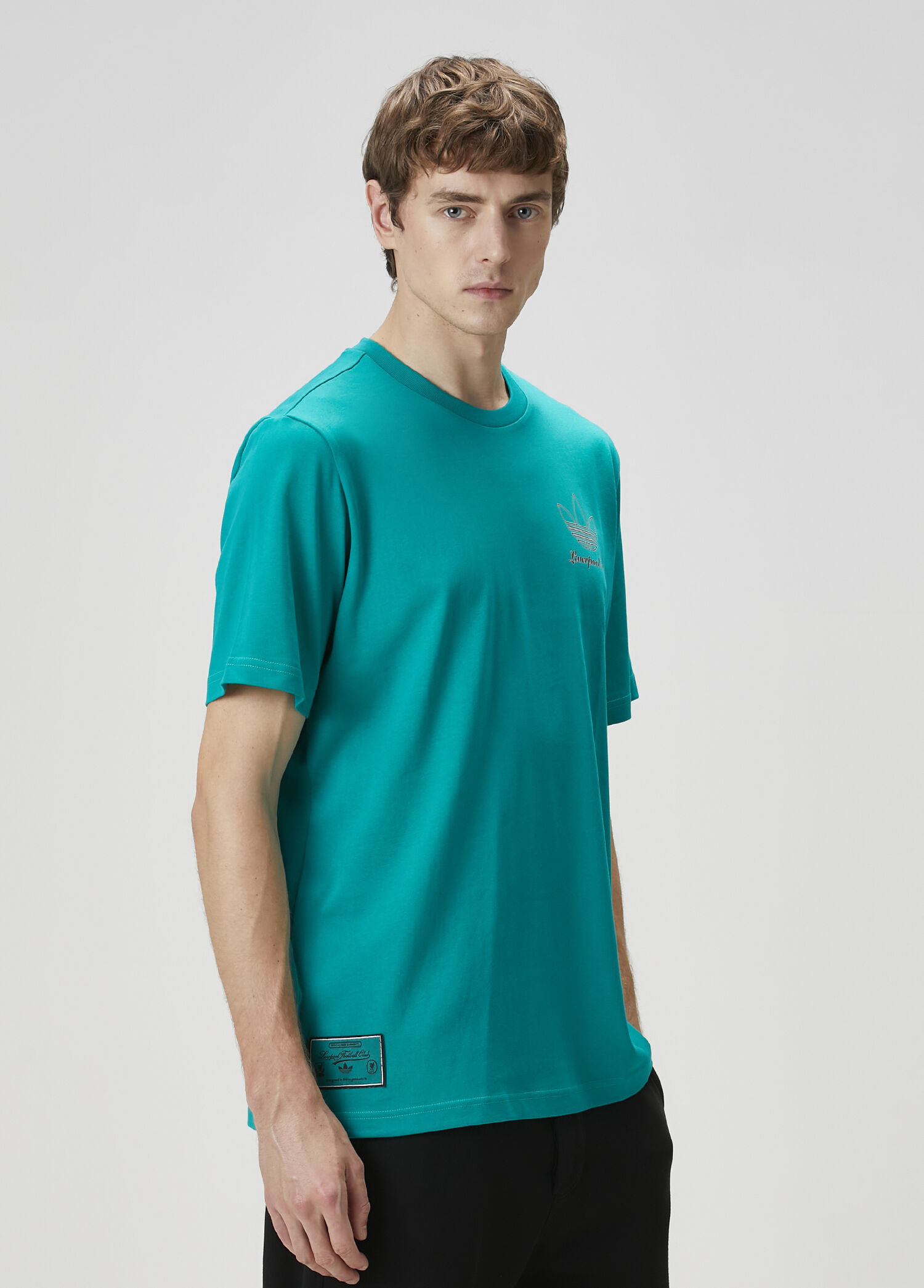 Adidas - Liverpool FC Terrace Icons Graphic Yeşil T-shirt - Yeşil