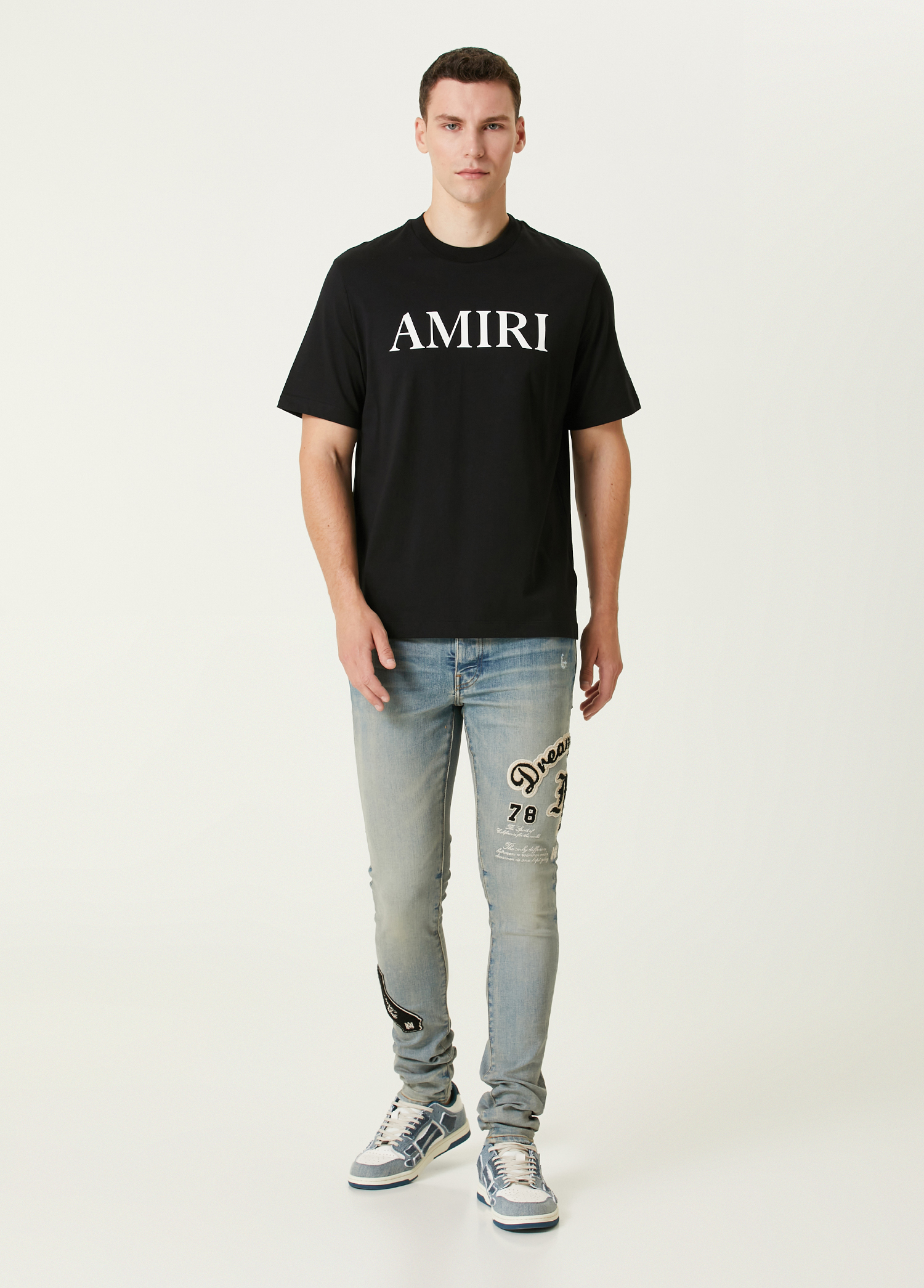 【Amiri】サン ロゴ Black Tシャツ 42ikgpgr.