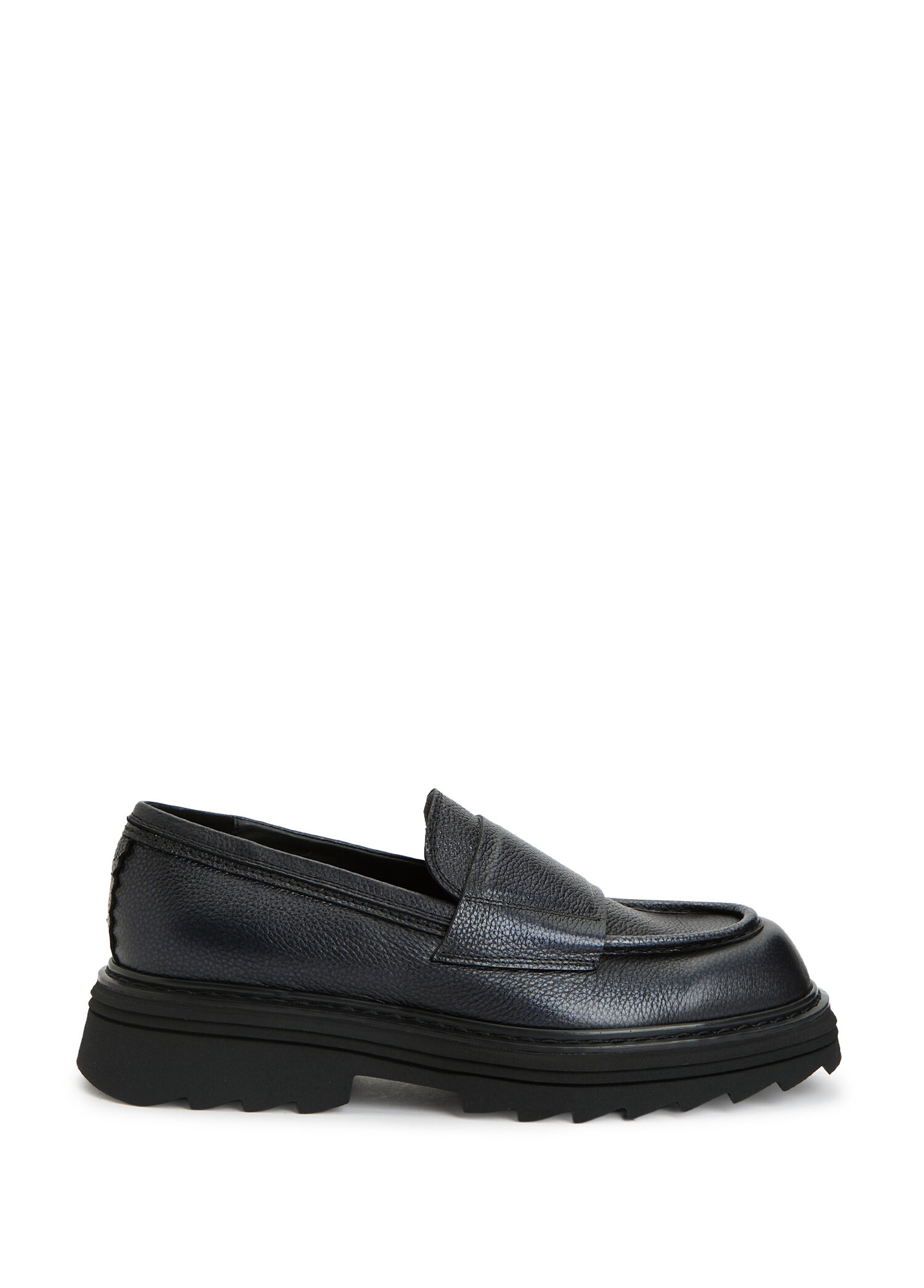 Elton Siyah Erkek Deri Loafer