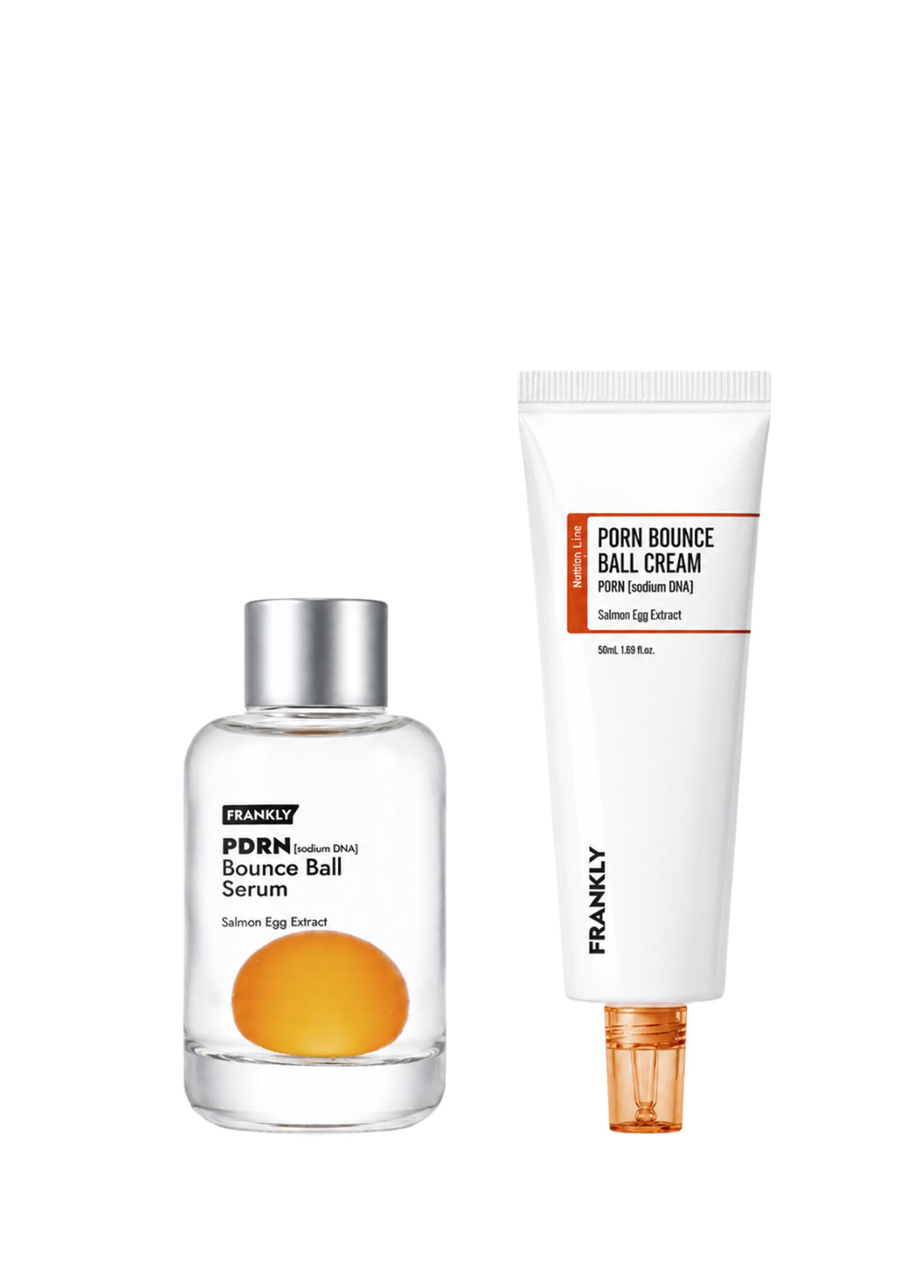 P Frankly Pdrn Bounce Ball Serum Pdrn Bounce Ball Cream Nemlendirici Cilt Bakim Seti