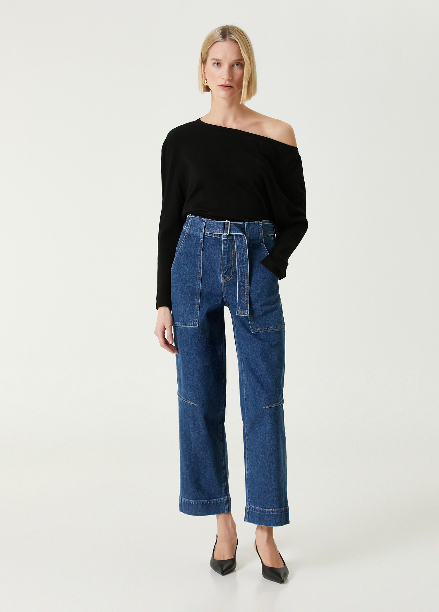 Jenny Mavi Crop Jean Pantolon