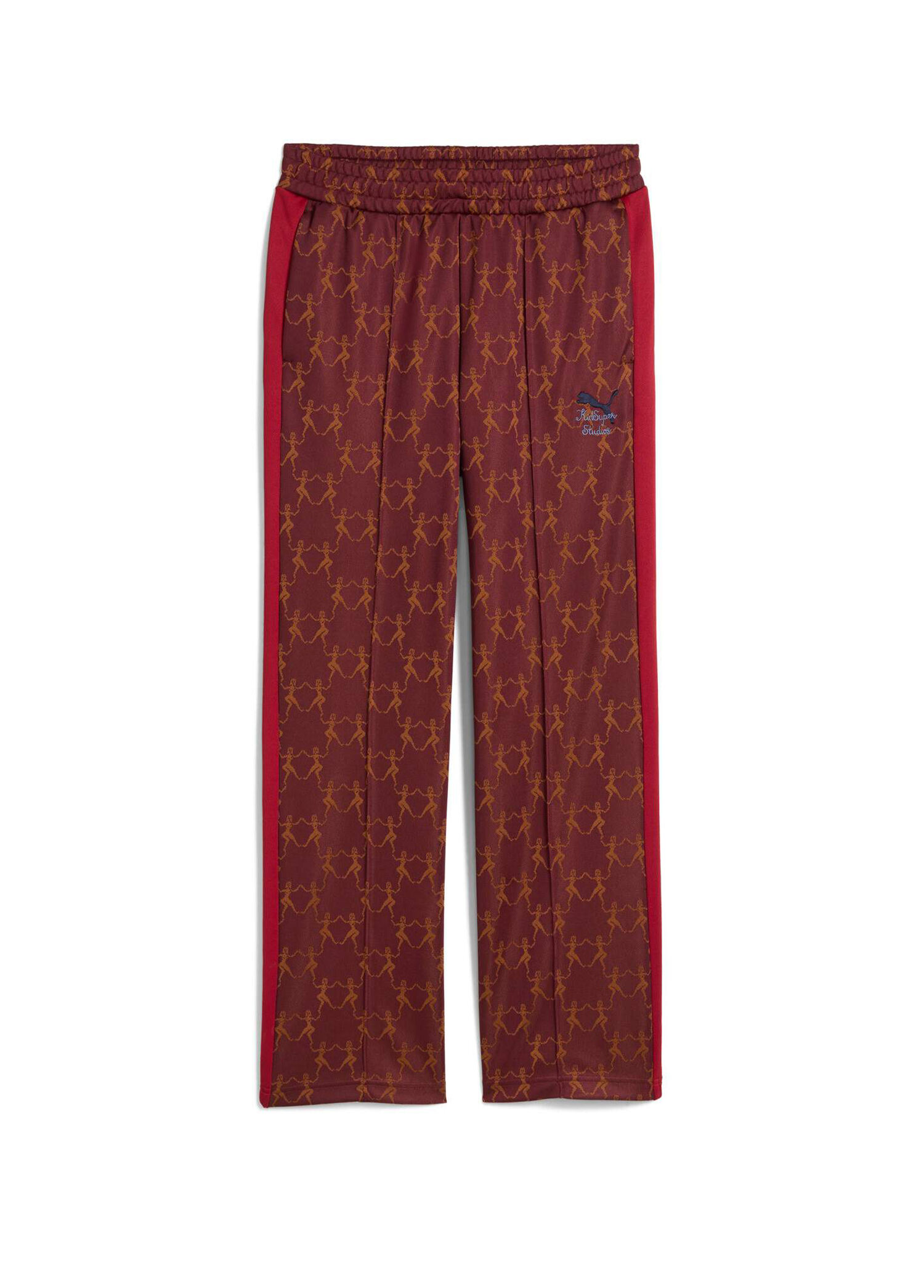 Kidsuper T7 Ruby Shimmer-AOP Unisex Spor Pantolon