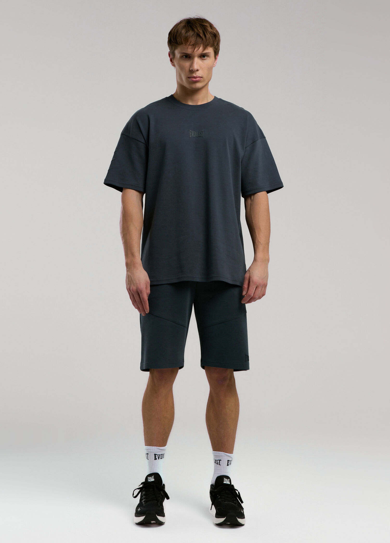 Ever Antrasit Relaxed Regular Fit Erkek Spor Şort