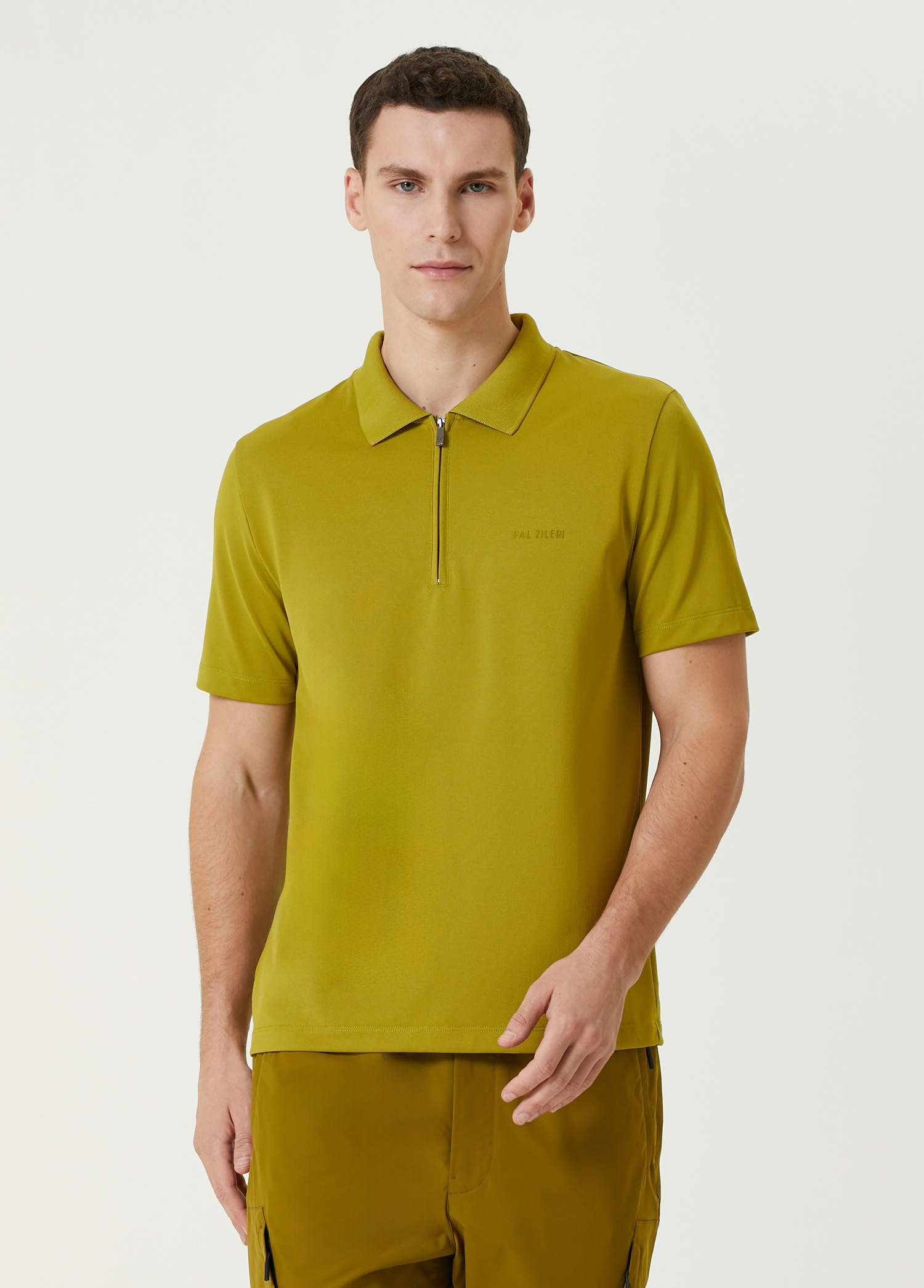 Açık Yeşil Polo Yaka T-shirt