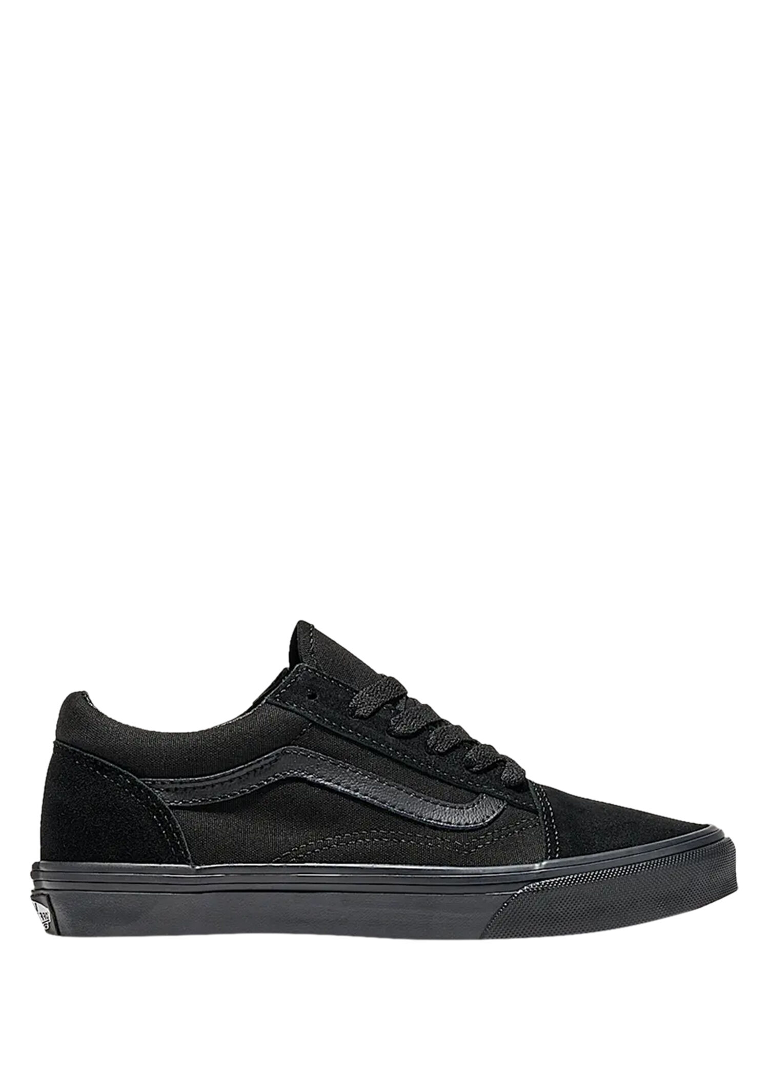 Old Skool Siyah Unisex Çocuk Deri Sneaker