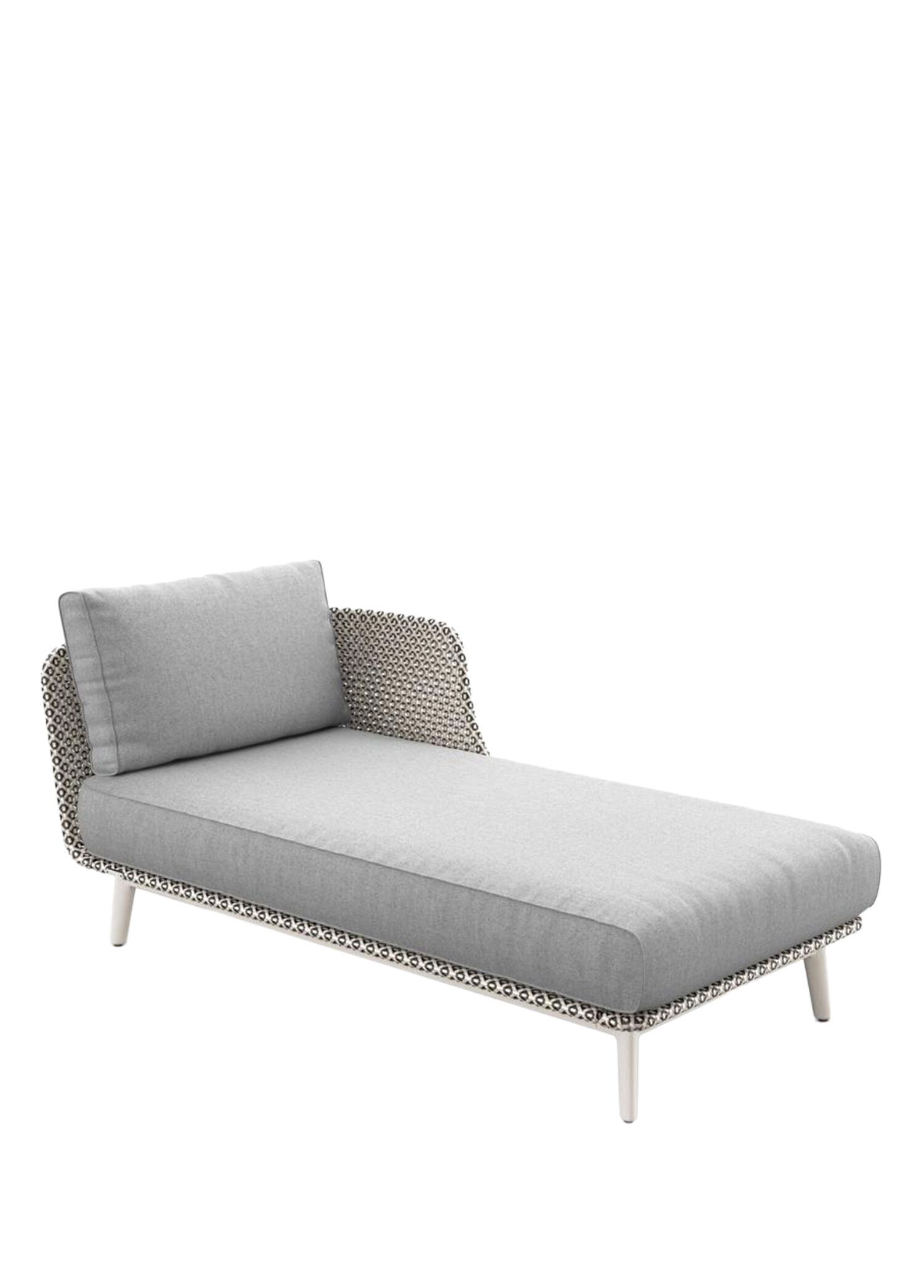 Mbarq Pepper Alçak Sırtlı Sağ Modül Daybed Bahçe Koltuğu