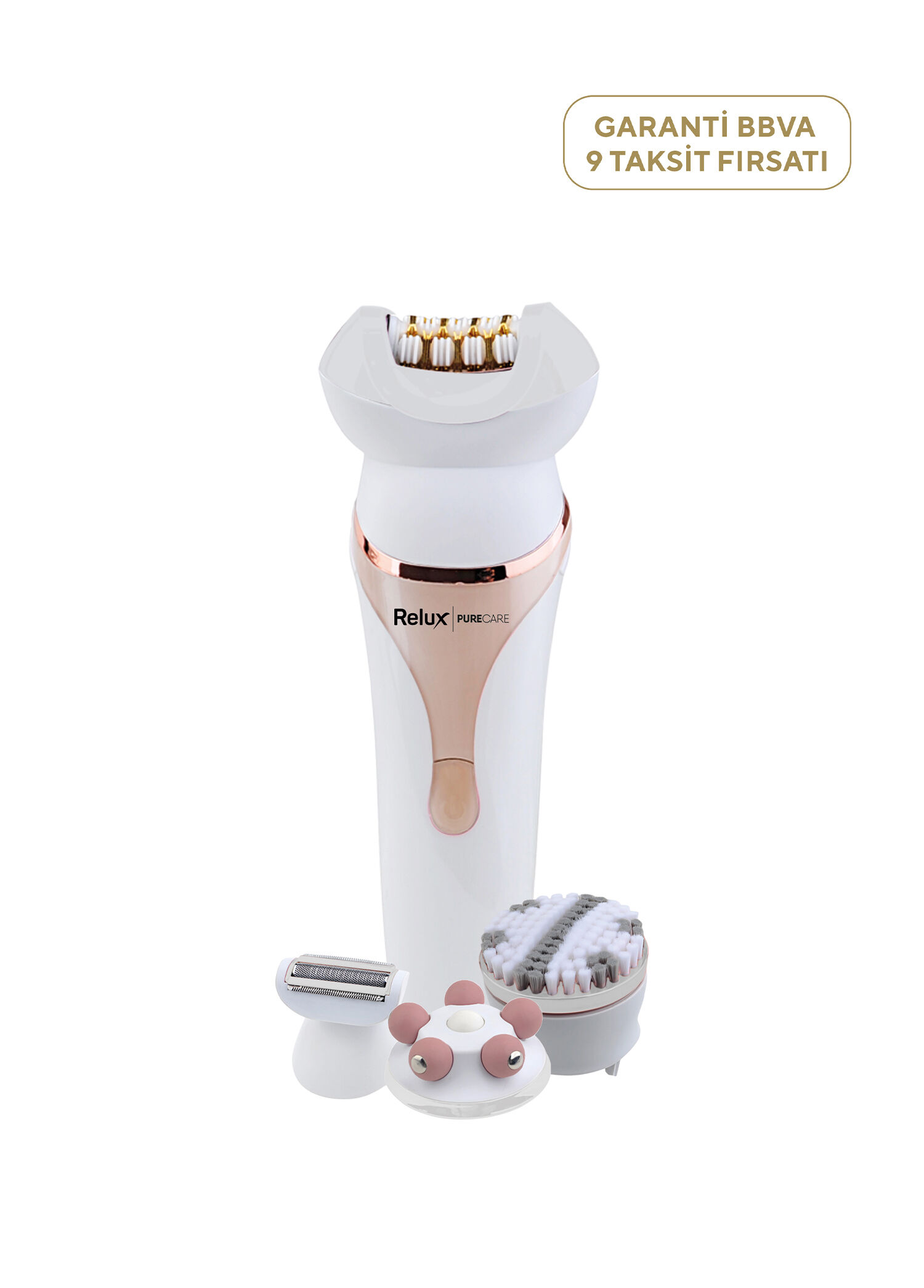 REP9542 PureCare 4 in 1 Islak Kuru 42 Cımbız Sarjlı Epilatör