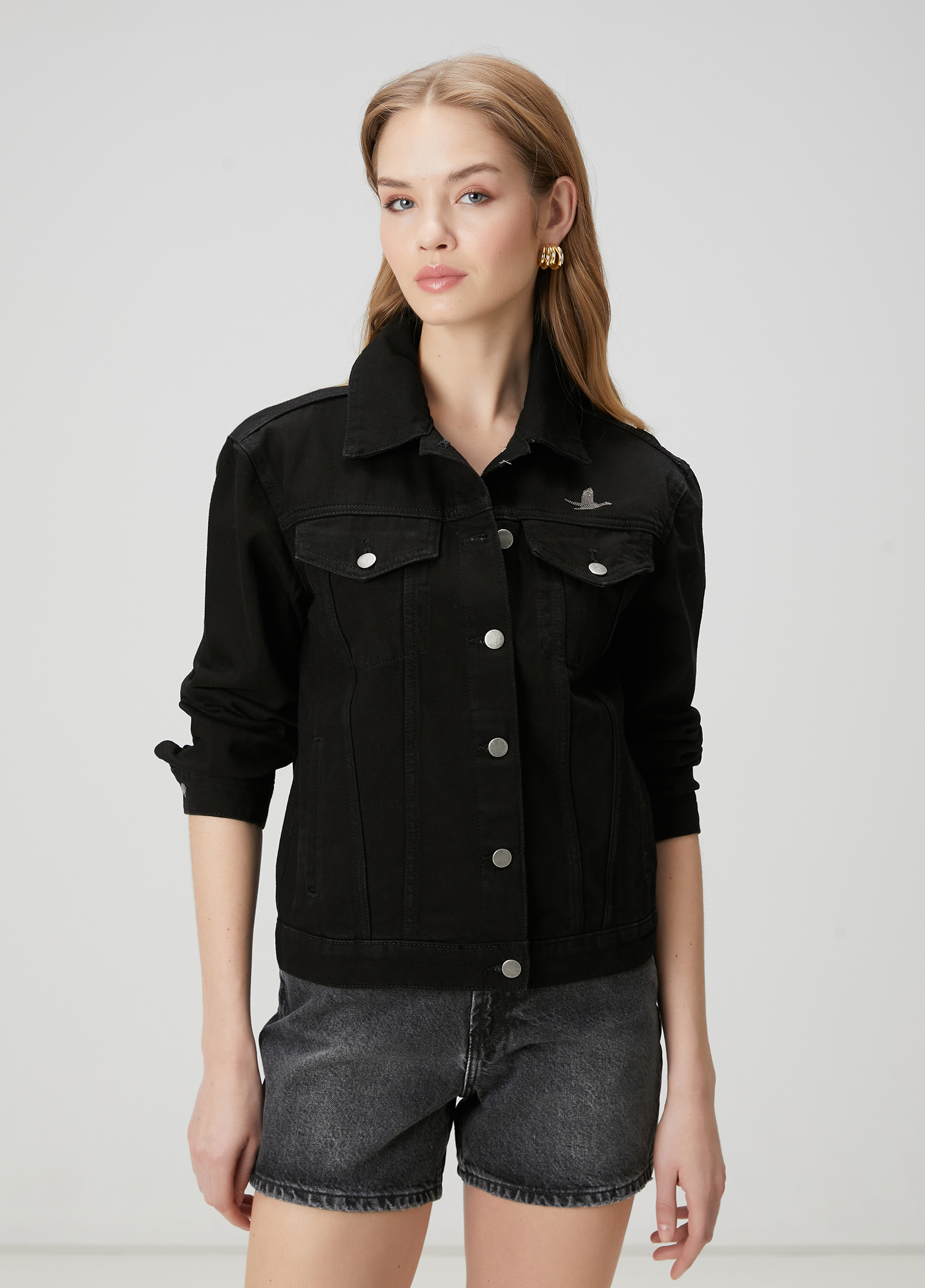 Siyah Denim Ceket
