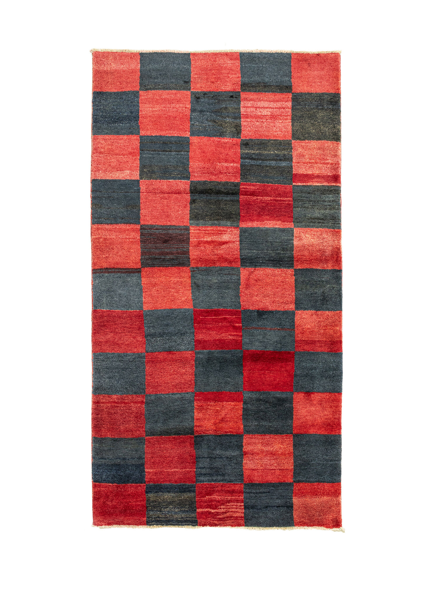 Bayça Damalı El Dokuma Yün Halı 148x292 cm