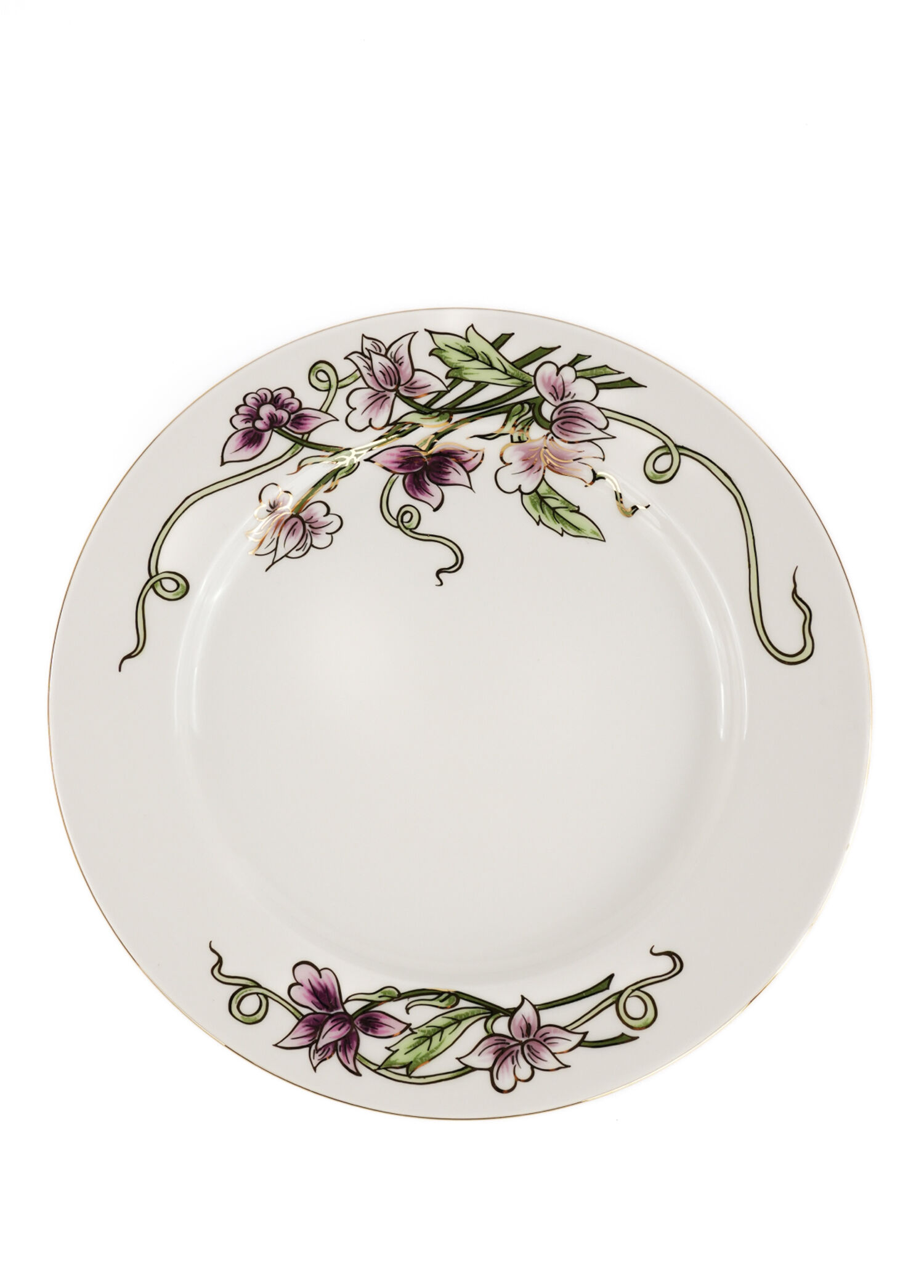 Spring Renkli Porselen Servis Tabağı 25 cm