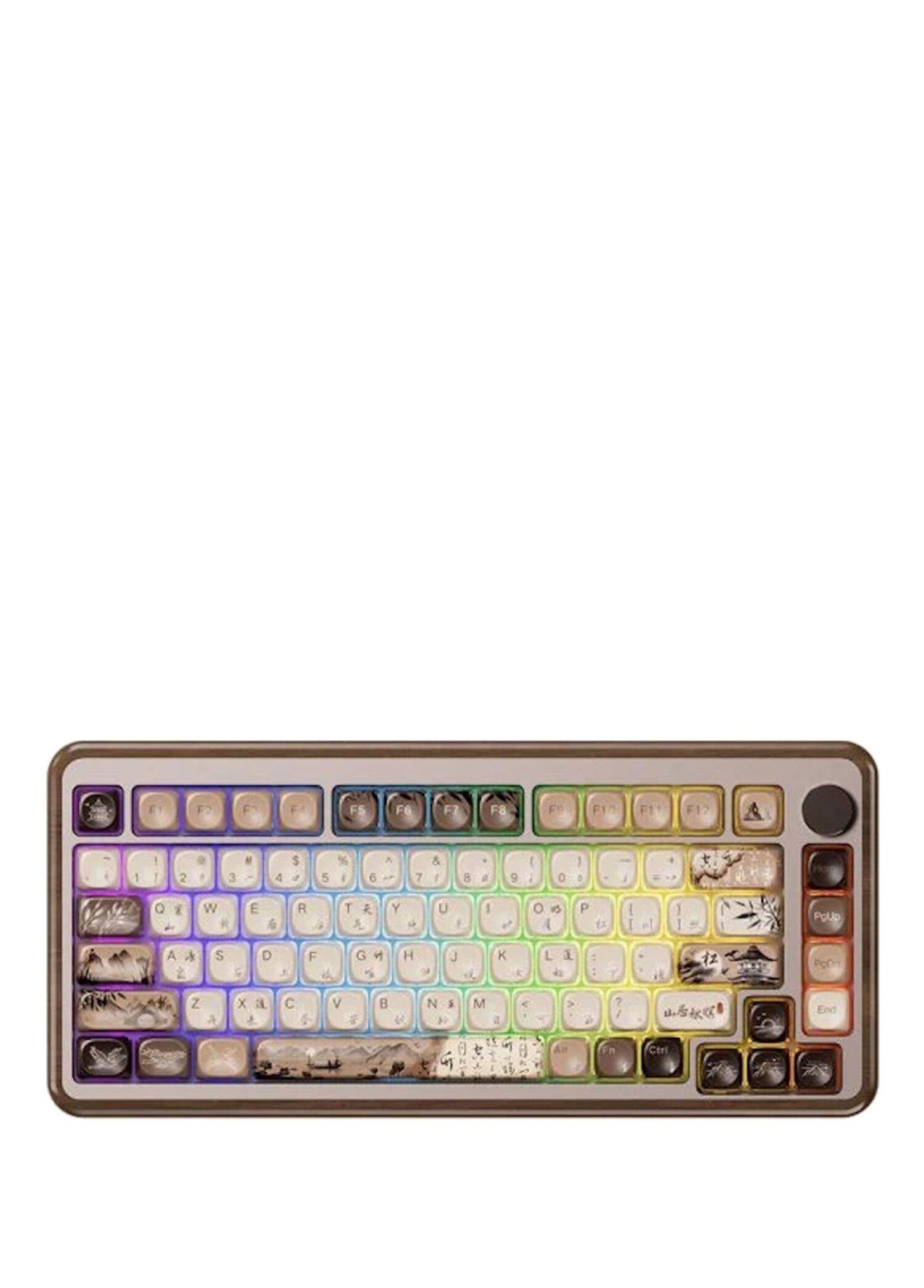 MU02 Mountain Seclusion RGB Kablosuz Hotswap Mekanik Gaming Klavye