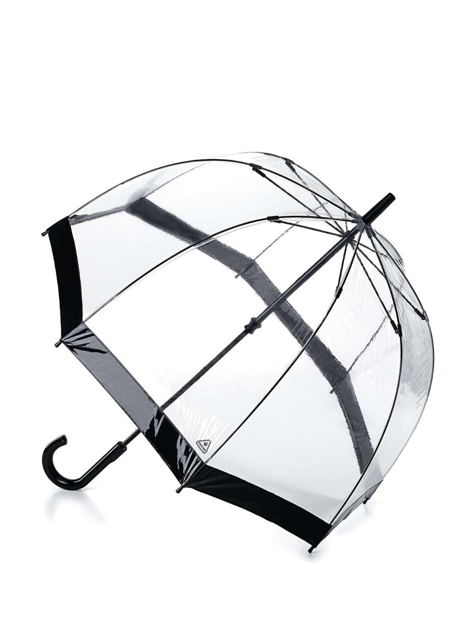 Birdcage® 1 Black Şeffaf Siyah Border Kadın Şemsiye