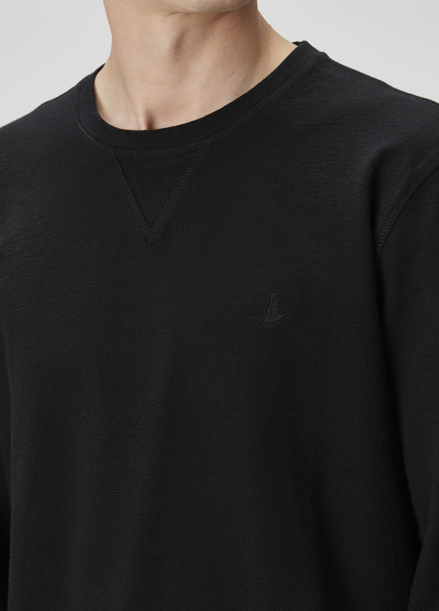 Siyah Uzun Kollu T-shirt_5