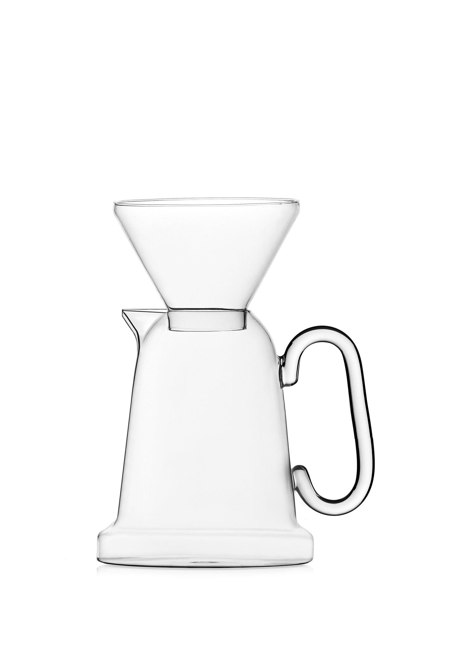 Otium Koleksiyonu Cam Şeffaf Küçük Kahve Demliği 750 ml