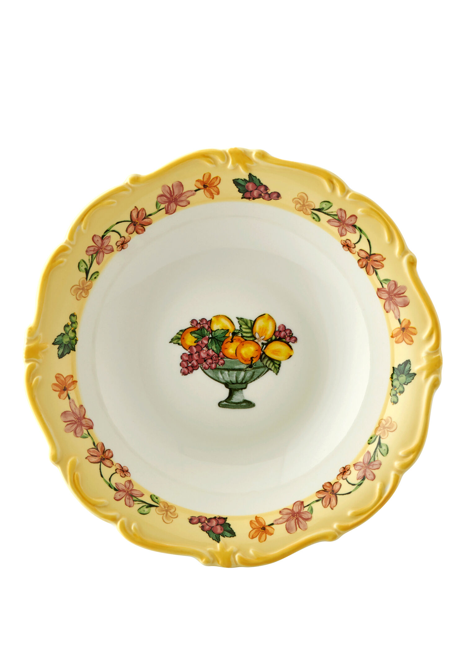 Il Sogno Sarı Porselen Çukur Tabak 22 cm