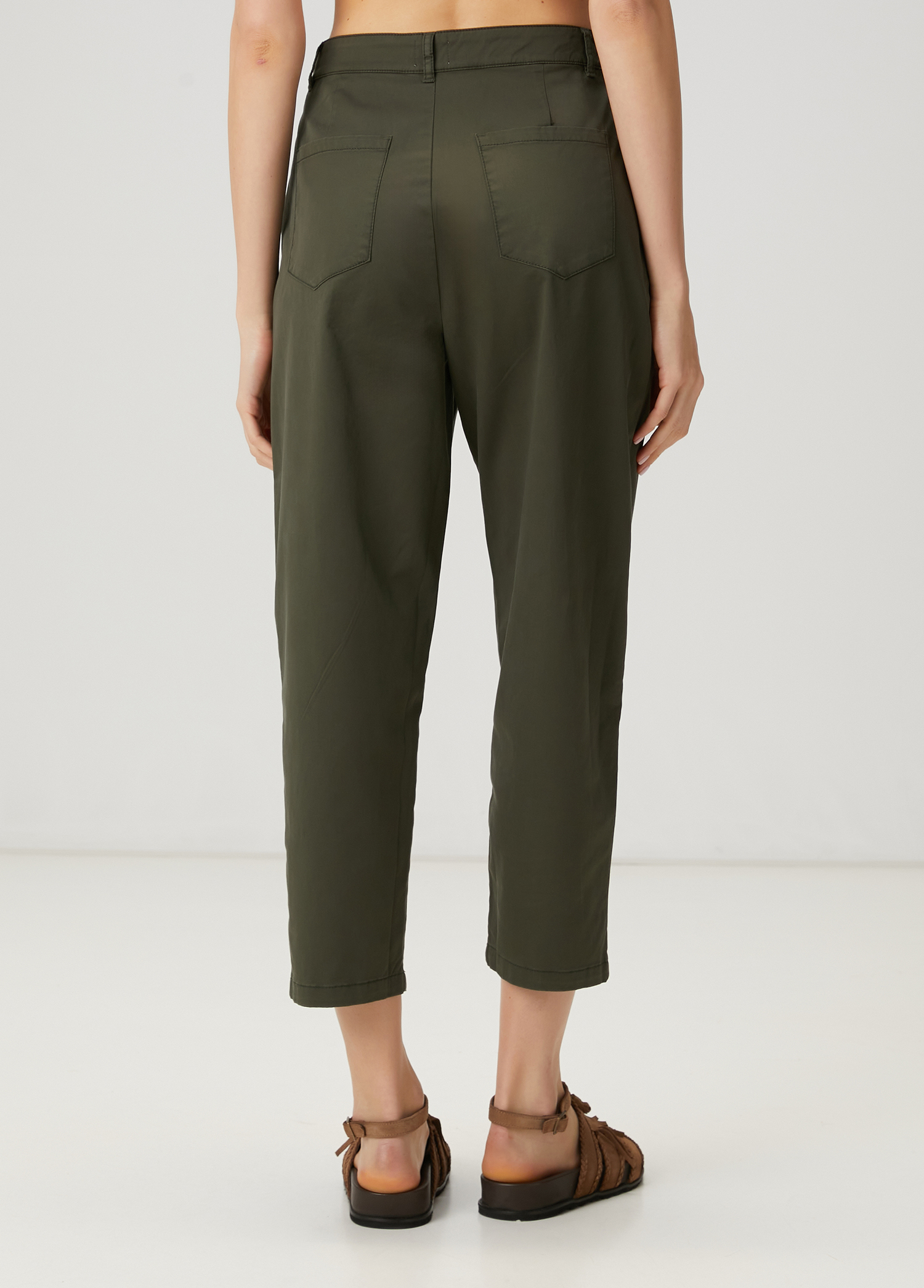 Haki Gabardin Chino Pantolon_4