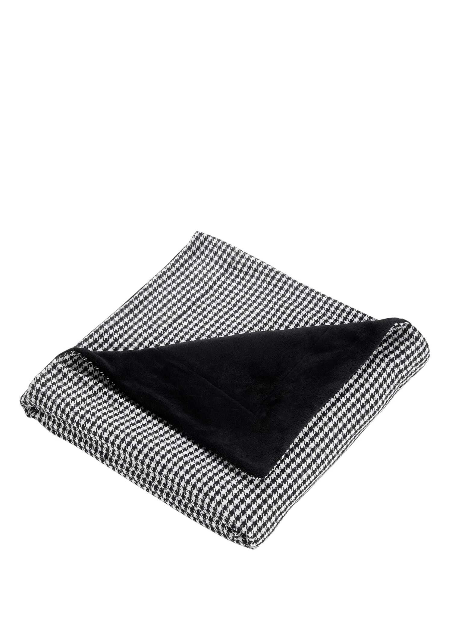 Siyah Kazayağı Luxury Throw Tek Kişilik Koltuk Şalı Battaniye 140 x 190 cm
