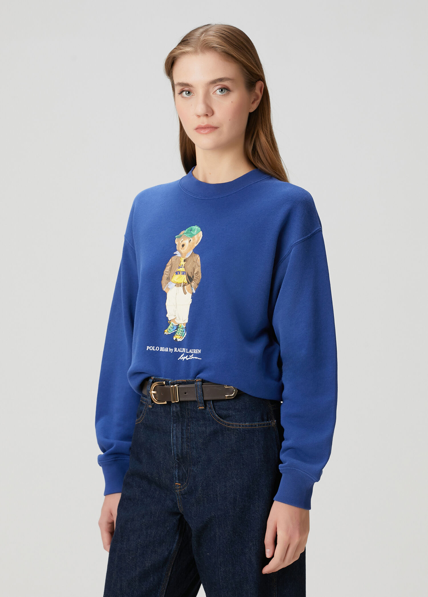 Polo Ralph Lauren Mavi Kadın Polo Bear Mavi Sweatshirt 1786582