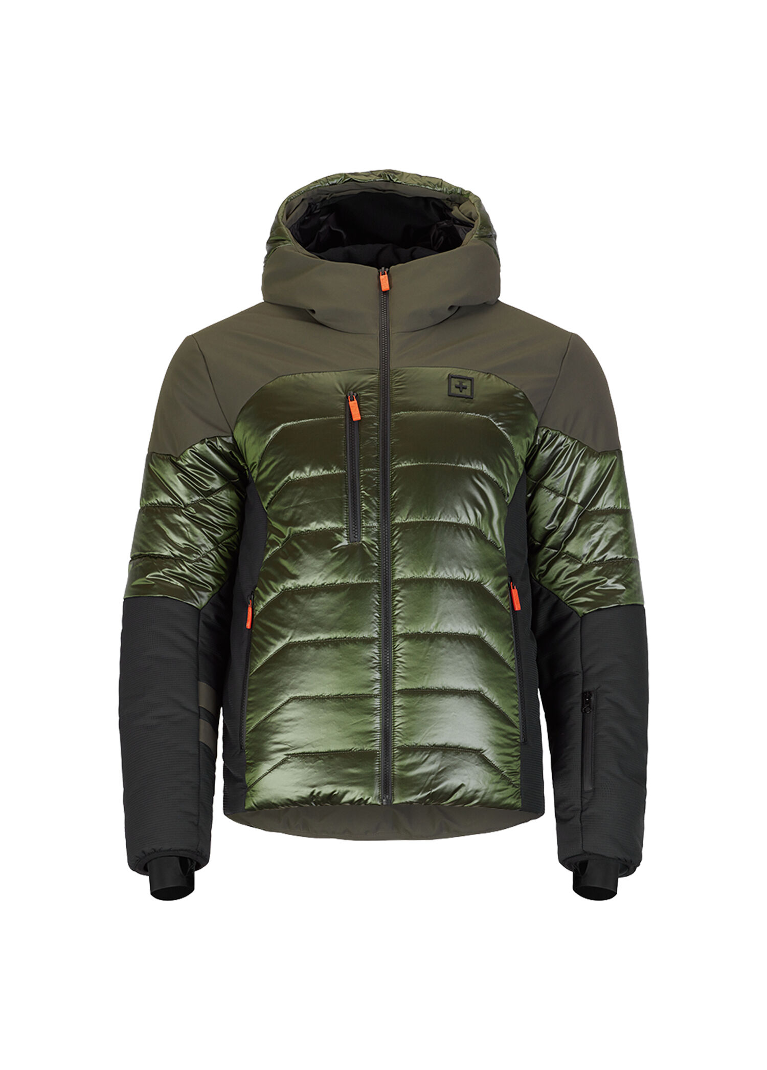 141 Eco Down Ski Jacket Koyu Yeşil Erkek Kayak Montu