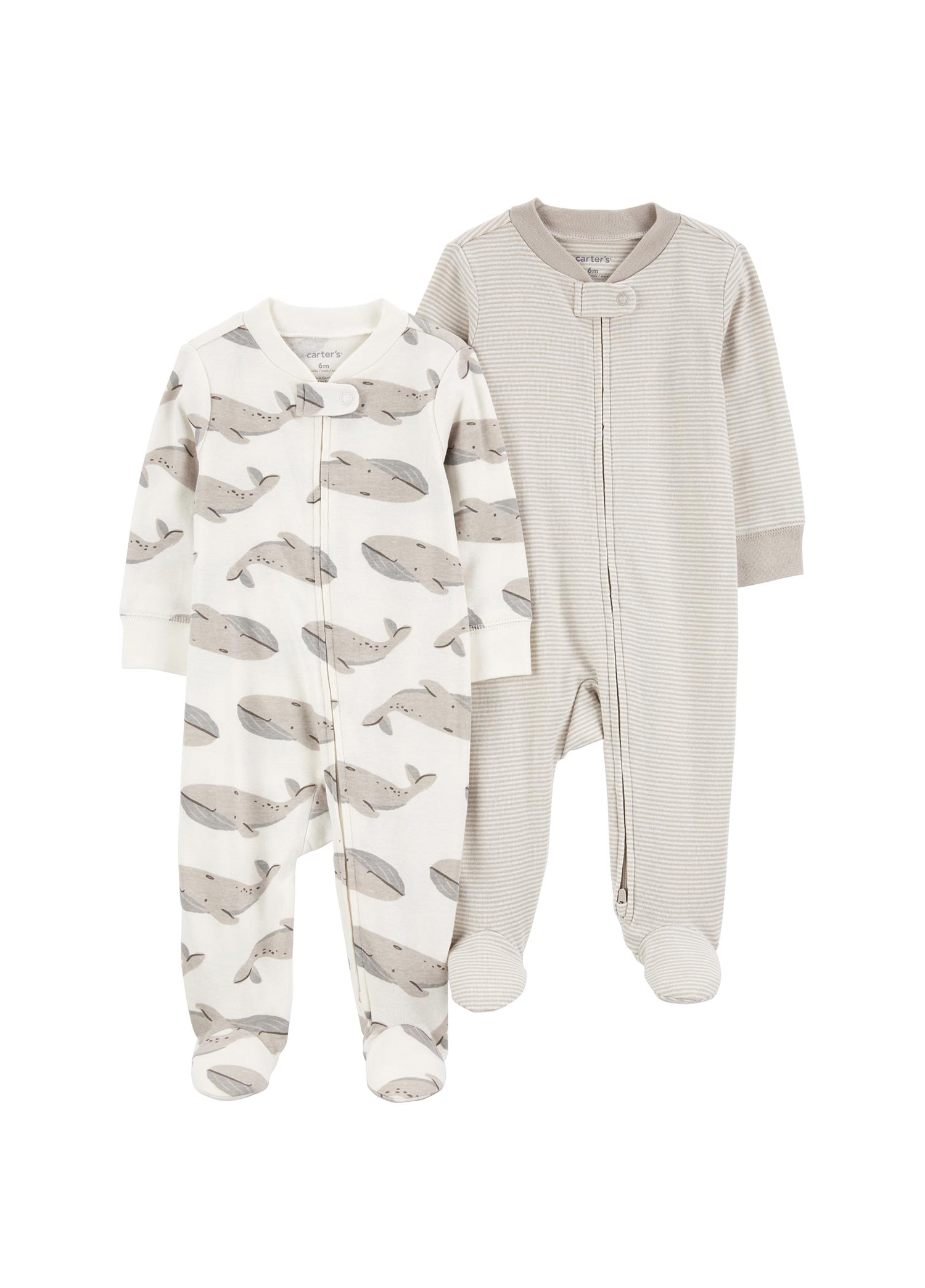 Gri 2'li Unisex Bebek Uyku Tulumu Set