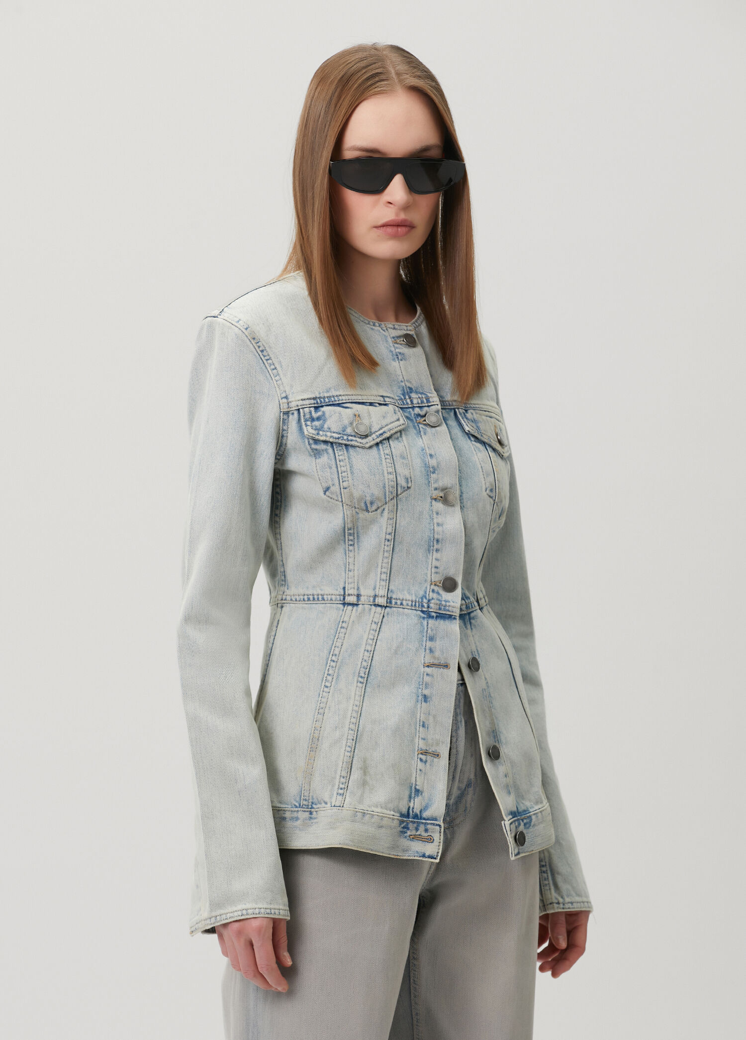 Temple Soft Açık Mavi Organik Pamuk Denim Ceket