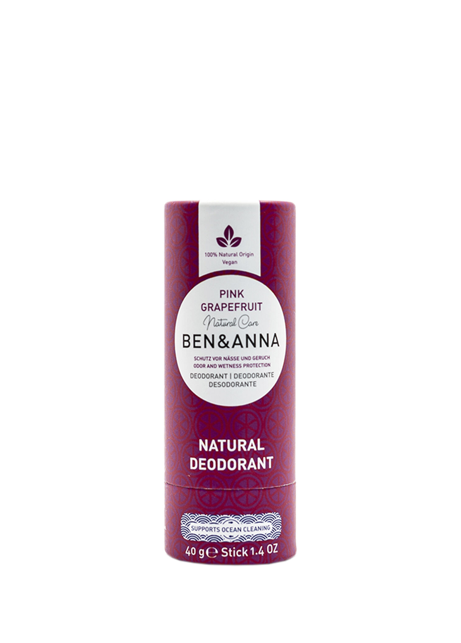 Vegan Pembe Greyfurt Natural Deodorant 40 g