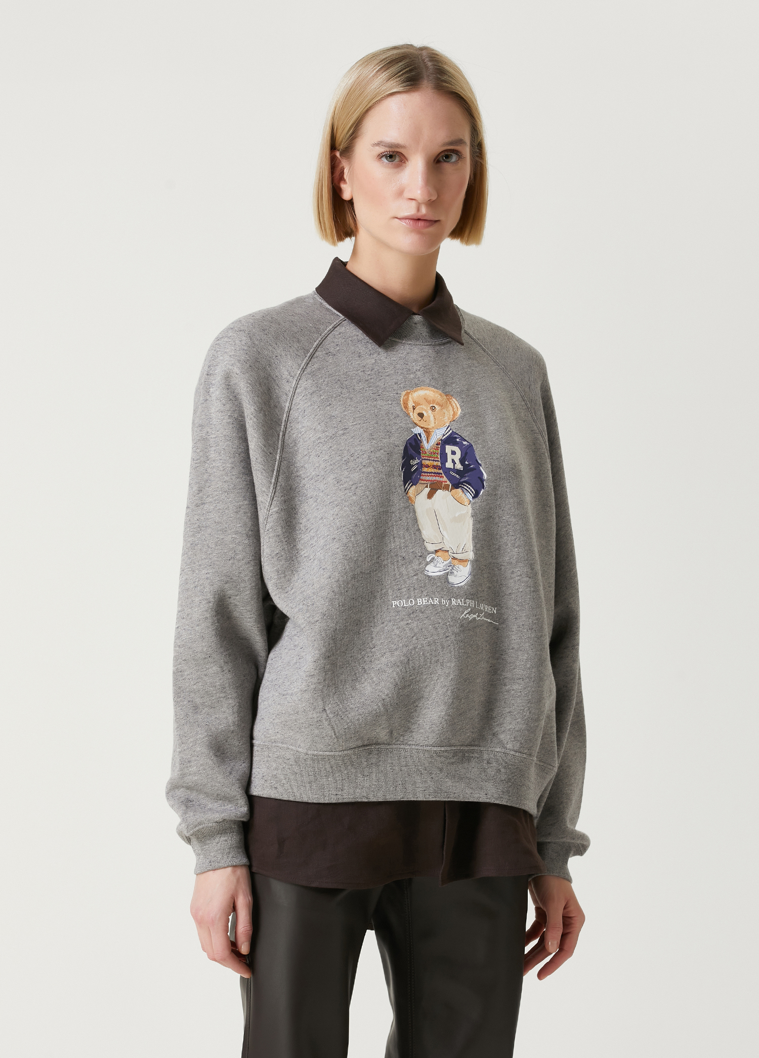 Polo Bear Gri Sweatshirt