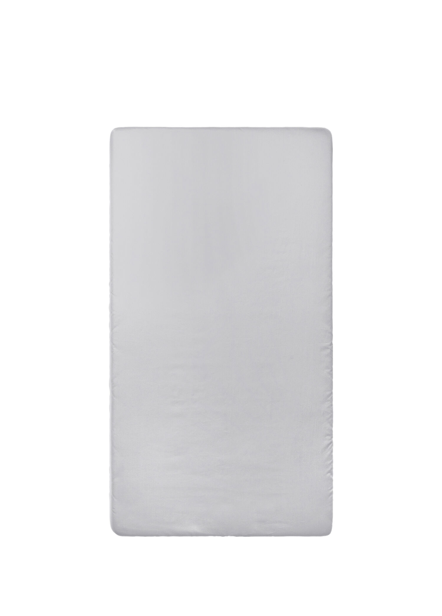 Gri Pamuk Saten Lastikli Çocuk Çarşafı 100 x 200 cm