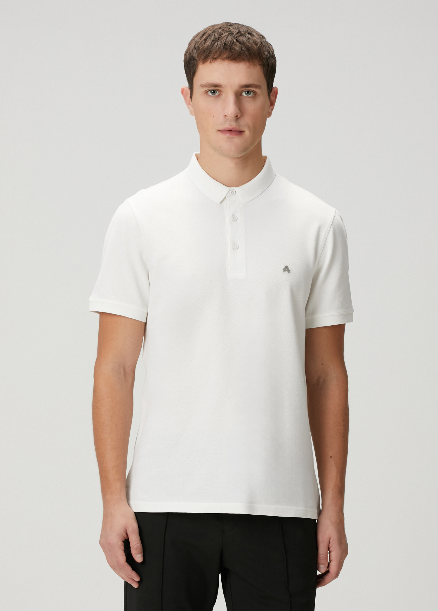 Beyaz Polo T-shirt