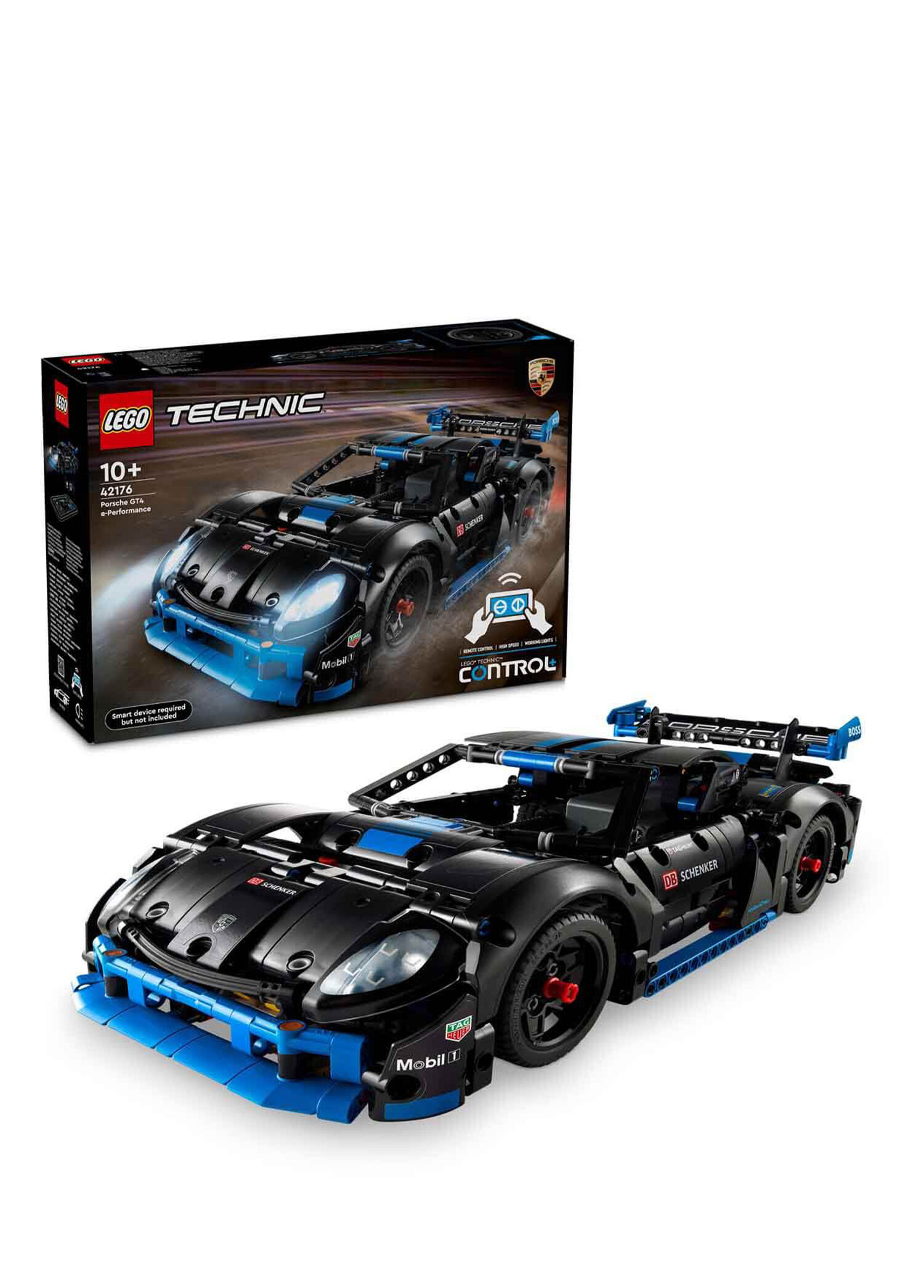 Technic Porsche GT4 e-Performance Yarış Arabası 834 Parça 10+ Yaş Uzaktan Kumandalı Araba Yapı Oyuncağı 42176