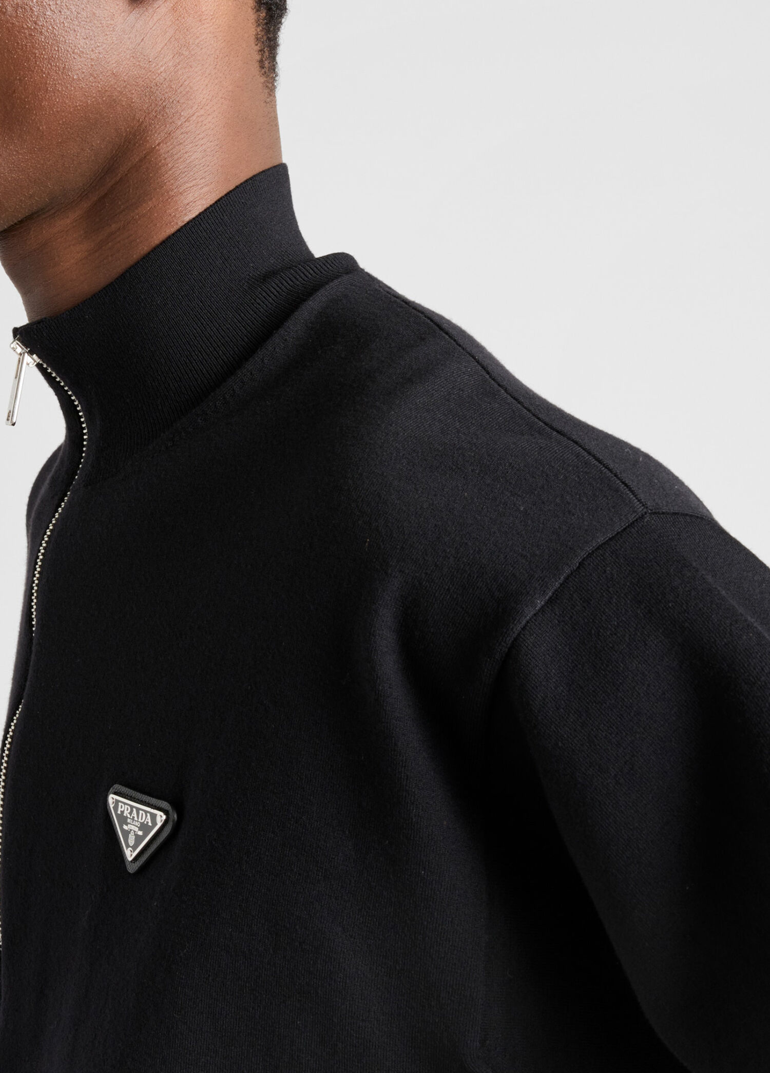 Black Prada Black Men Superfine Wool Cardigan 1548776 | Beymen