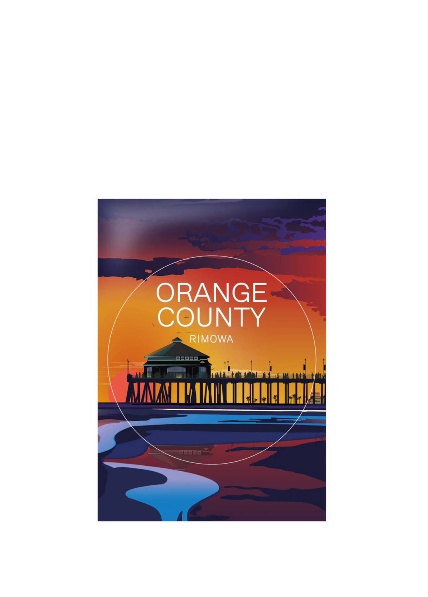 Orange Country Landmark Sticker