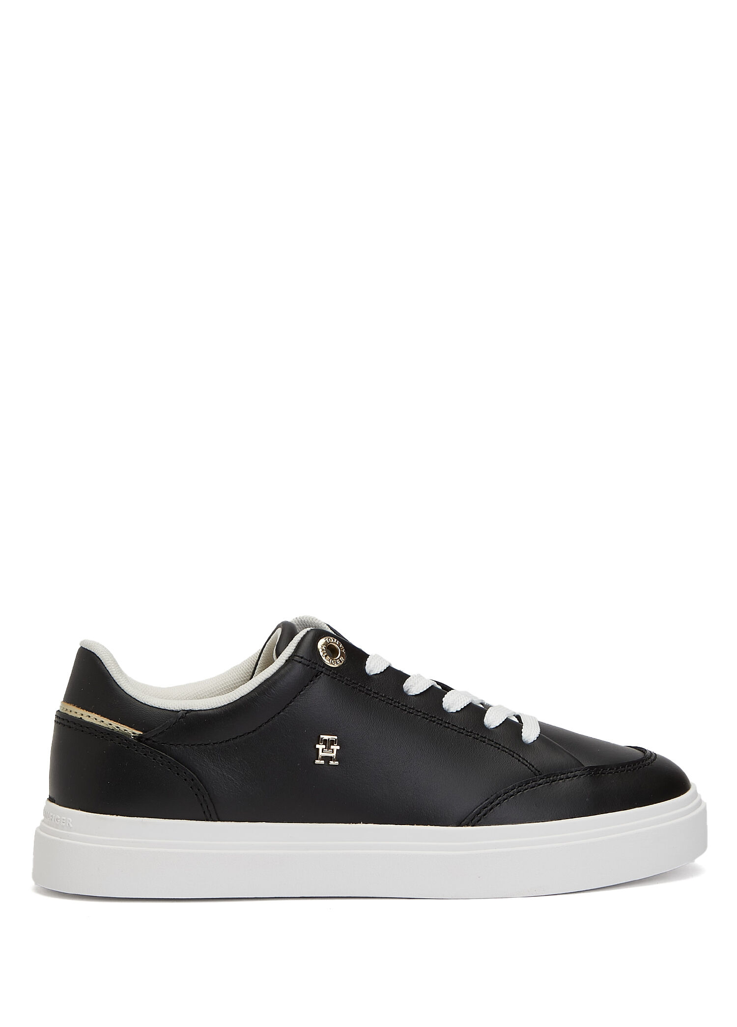 Chic Cupsole Siyah Kadın Deri Sneaker