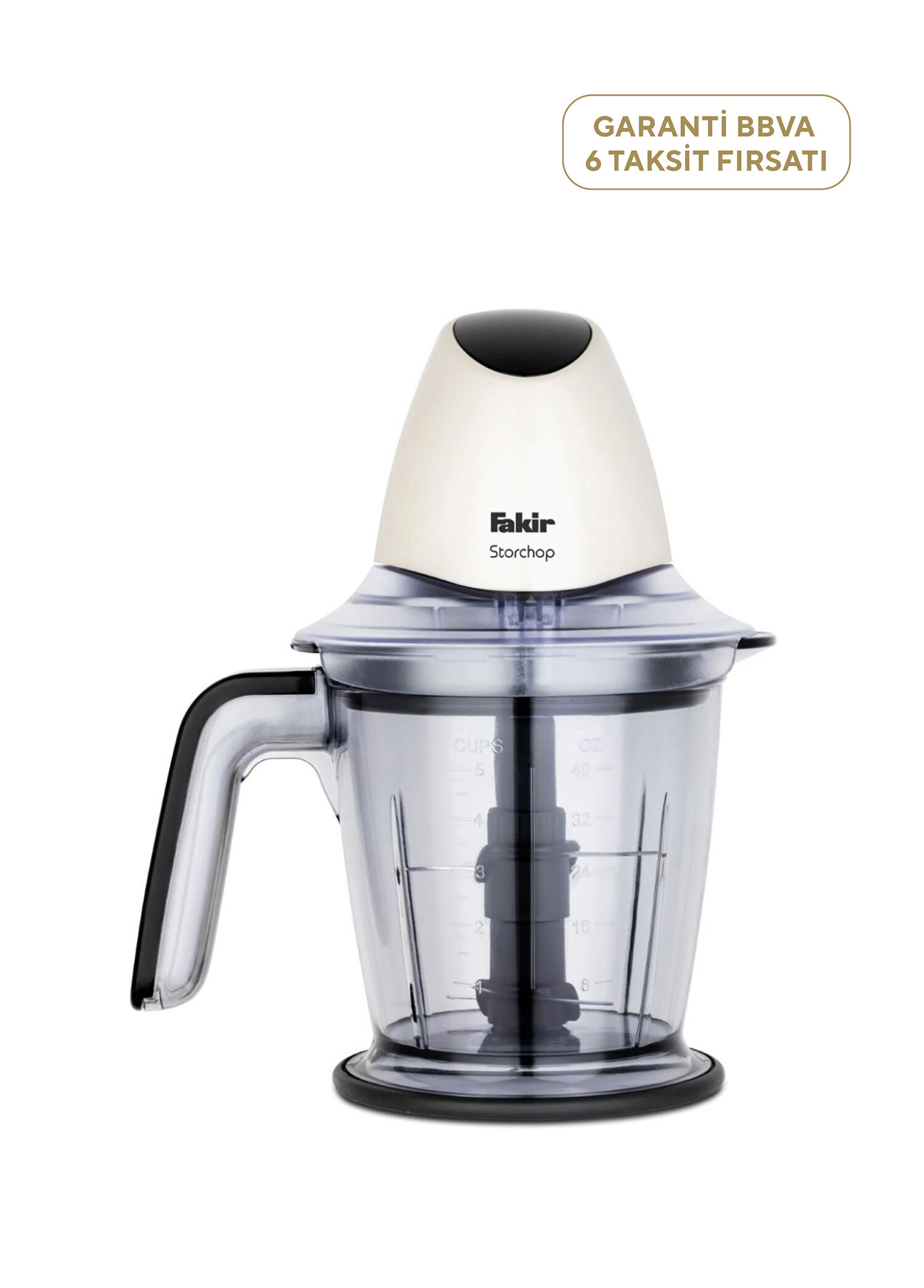 Fakir Storchop 1.25L 700 Watt Tek Kademeli Hız Doğrama Fonksiyonlu Rondo