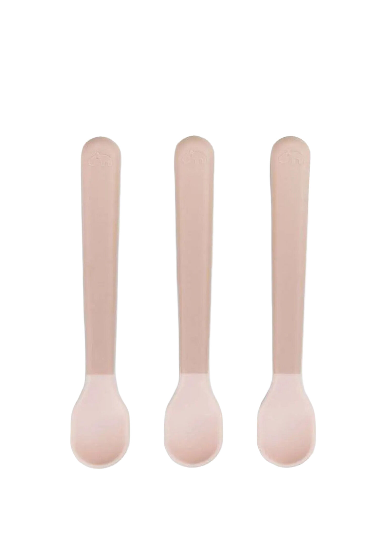 Foodie Pembe Unisex Çocuk 3'lü Mama Kaşık Seti