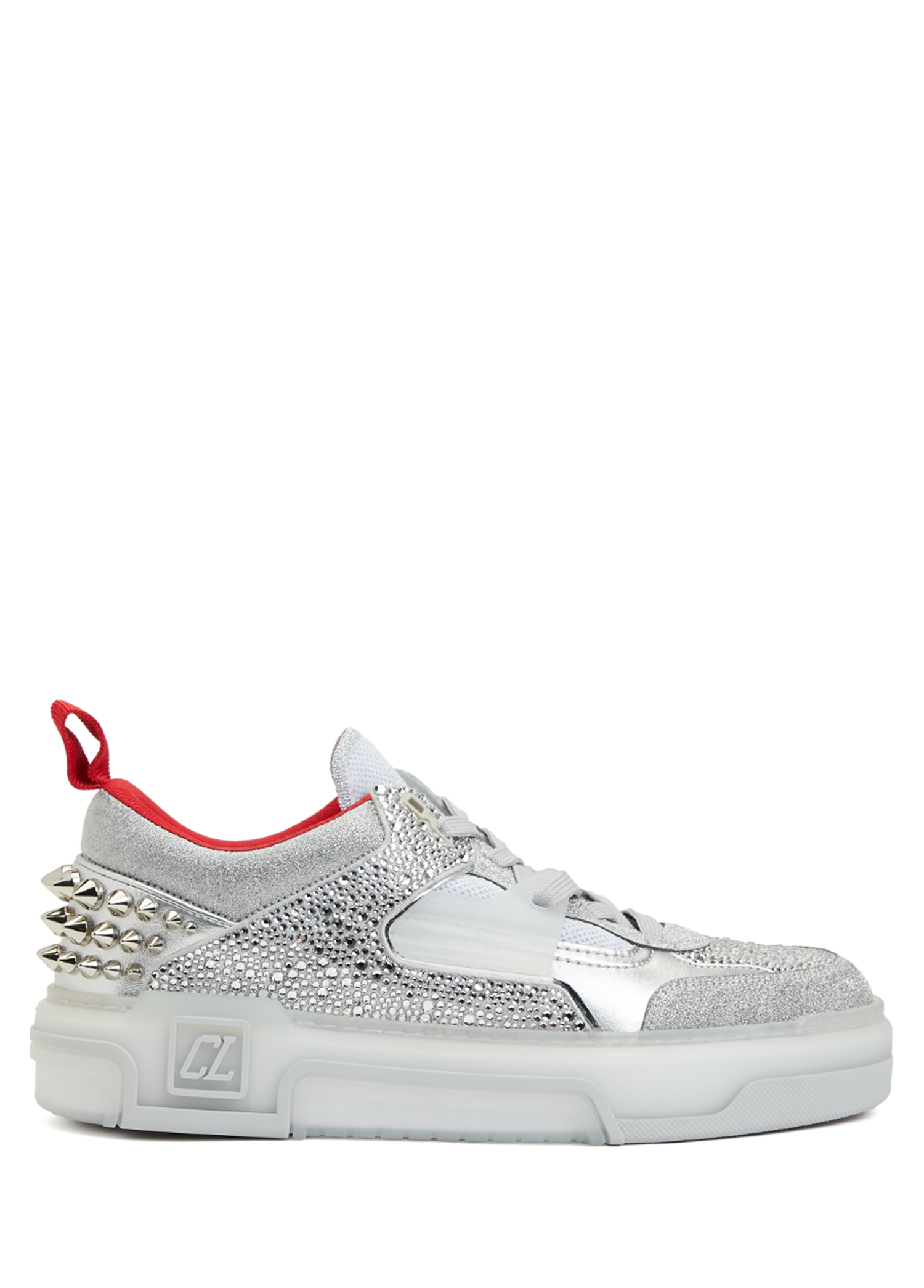 Astroloubi Strass Silver Erkek Deri Sneaker