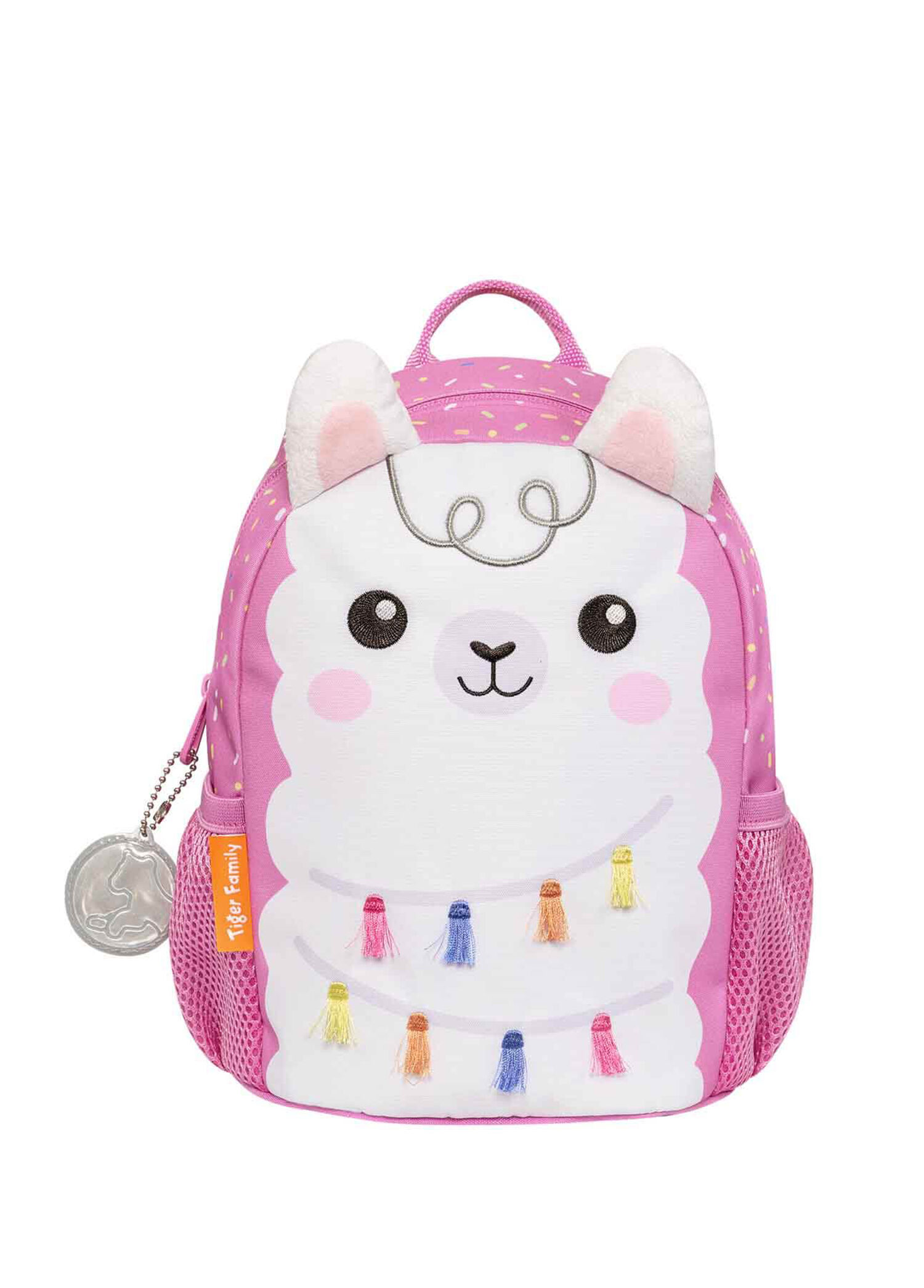 Lama Desenli Pembe Kız Çocuk Anaokulu Çantası SKDF-013A