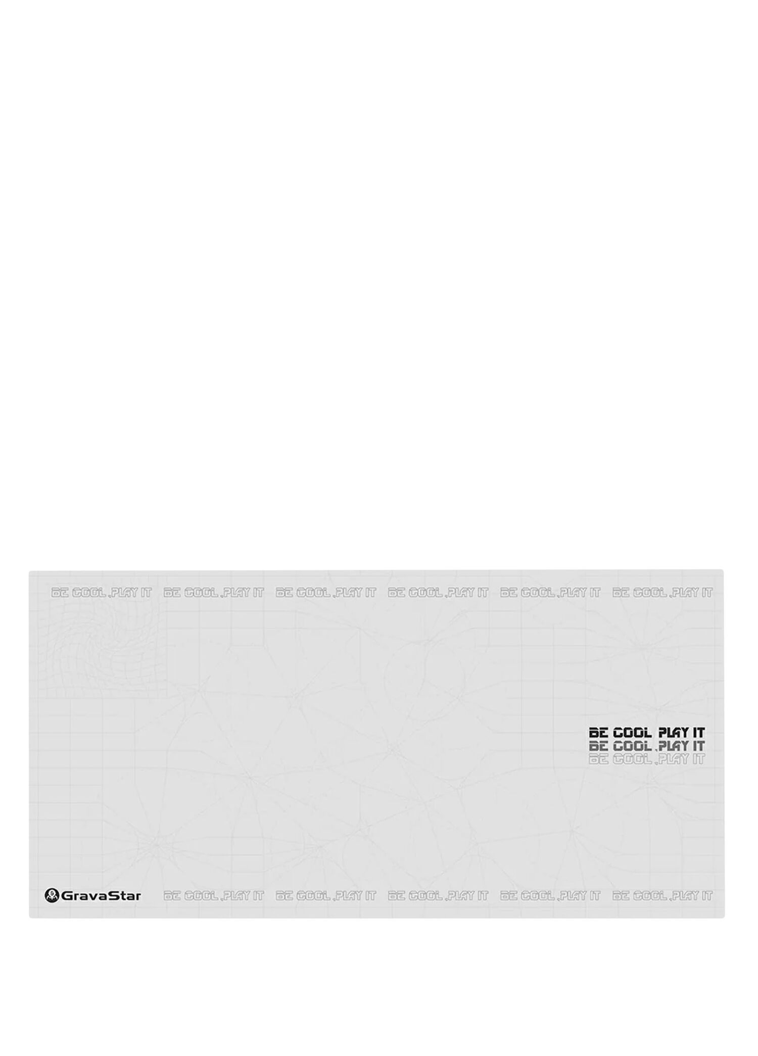 Kaymaz Tabanlı Su Geçirmez ve Hassas Yüzeyli Beyaz Gaming Mouse Pad 80x40 cm