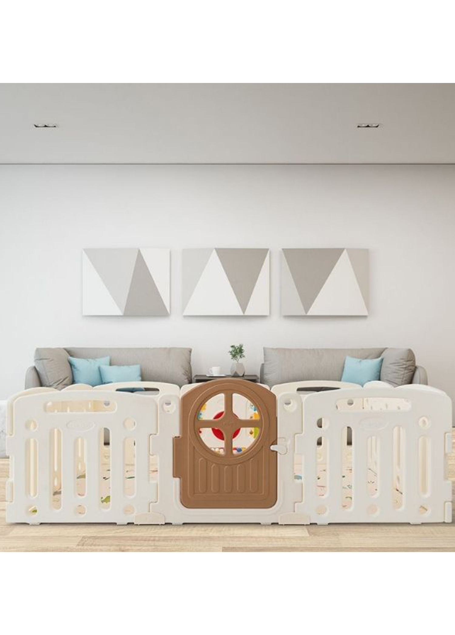 Unigo Coffee Colored Playpen