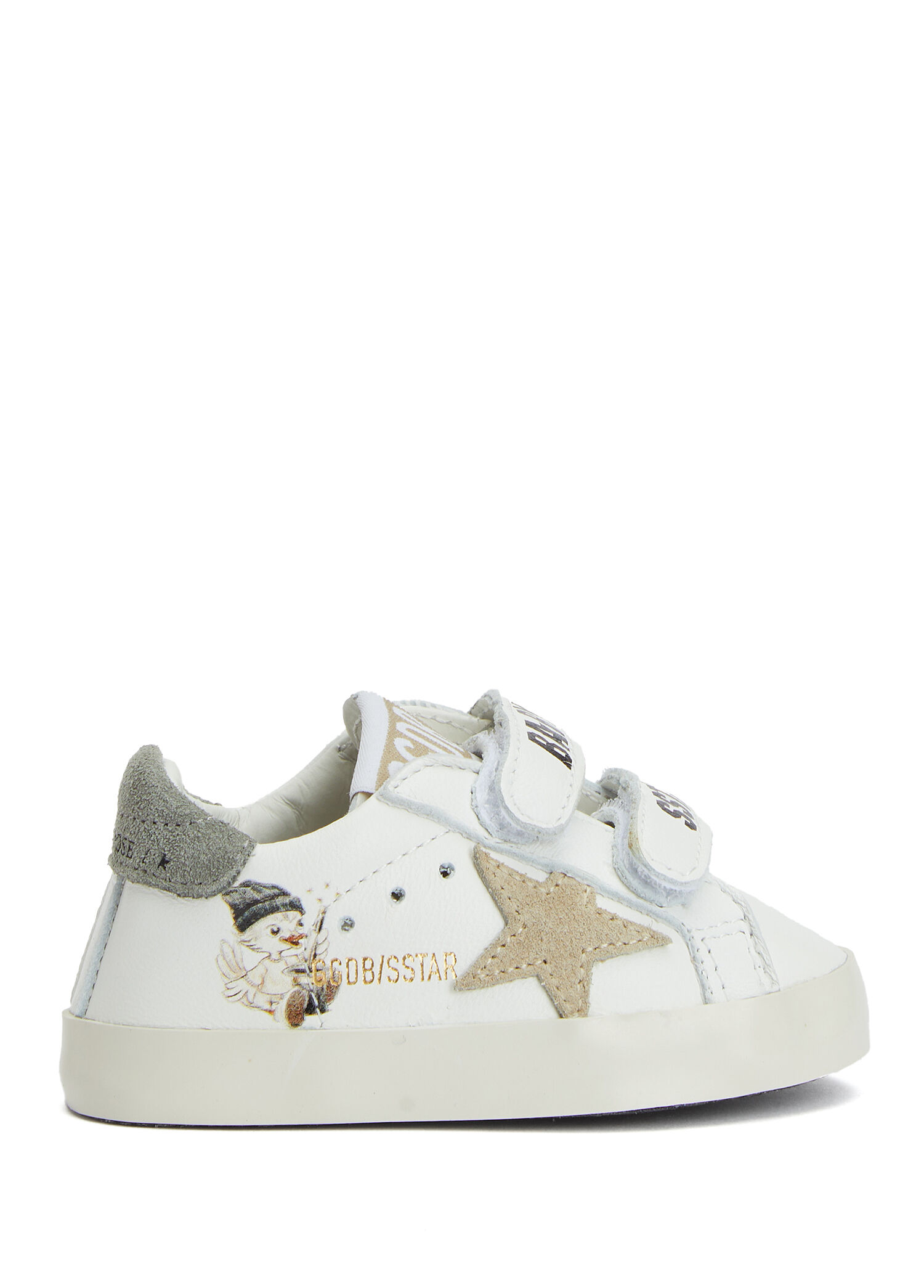 Old School Beyaz Unisex Çocuk Deri Sneaker