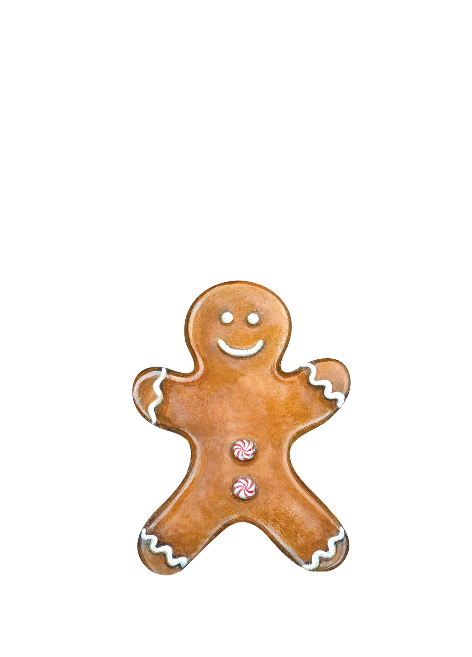 Gingerbread Man 12'li Masa Kartı