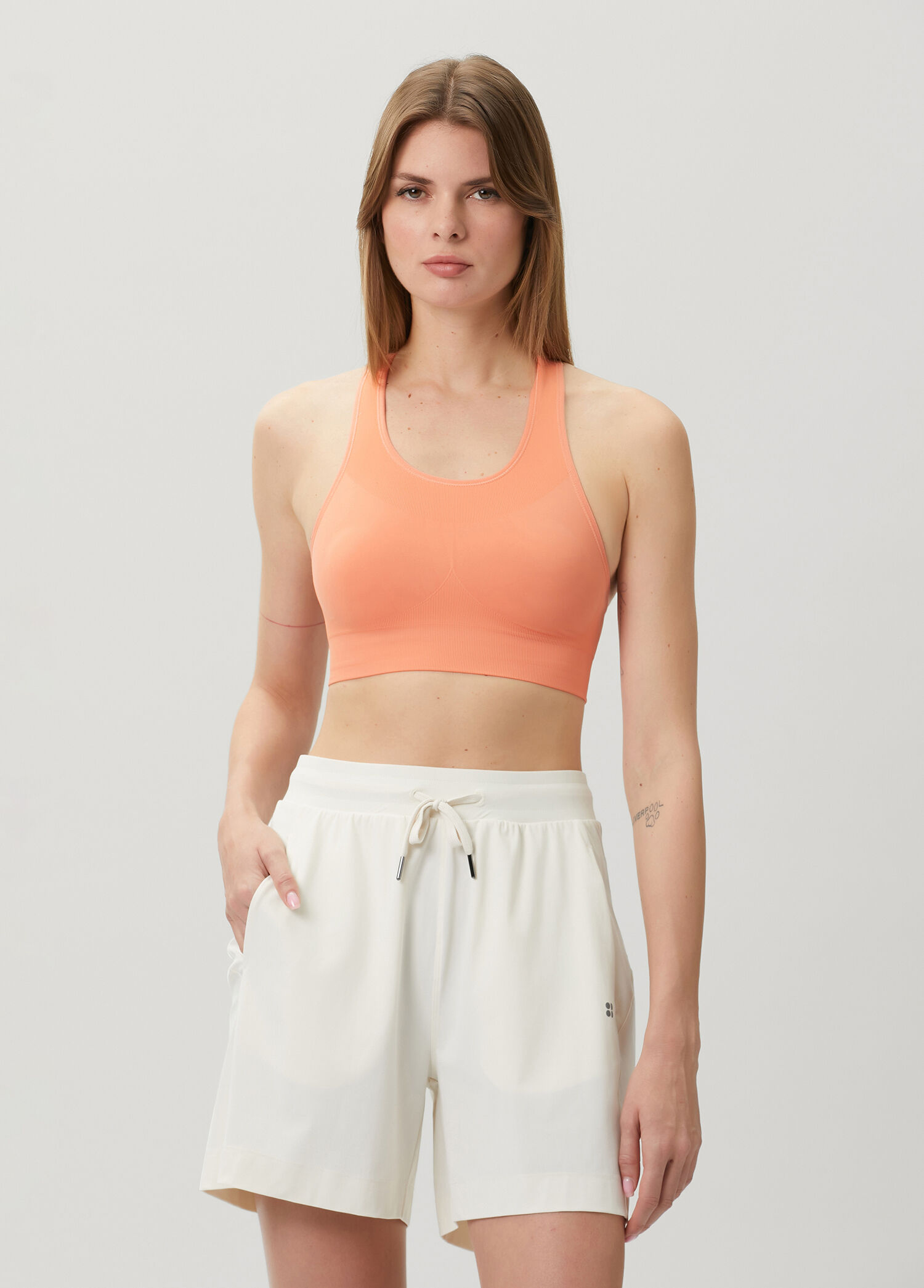 Stamina Seamless Turuncu Sports Bra