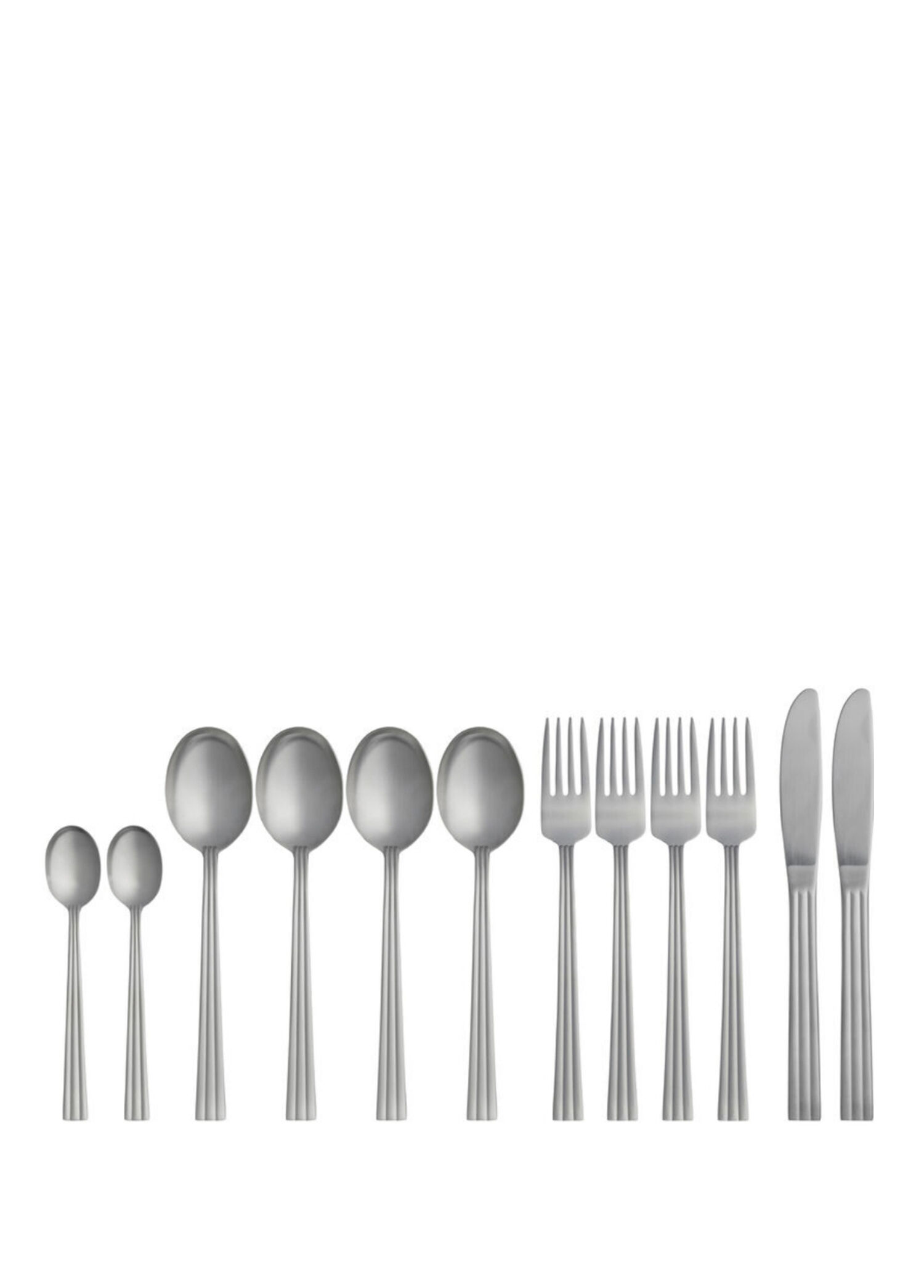 Thebe Edition Gümüş 18/10 Paslanmaz Çelik 16 Parça Çatal Bıçak Kaşık Takımı