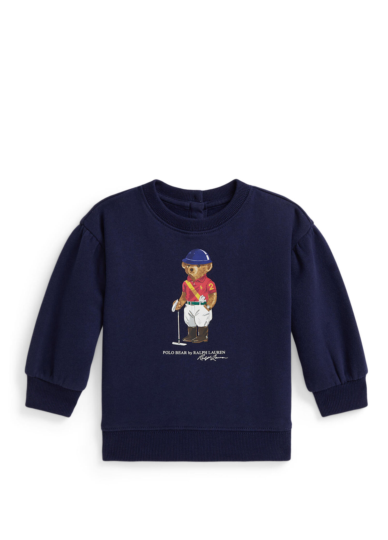 Polo Bear Lacivert Kız Bebek Sweatshirt