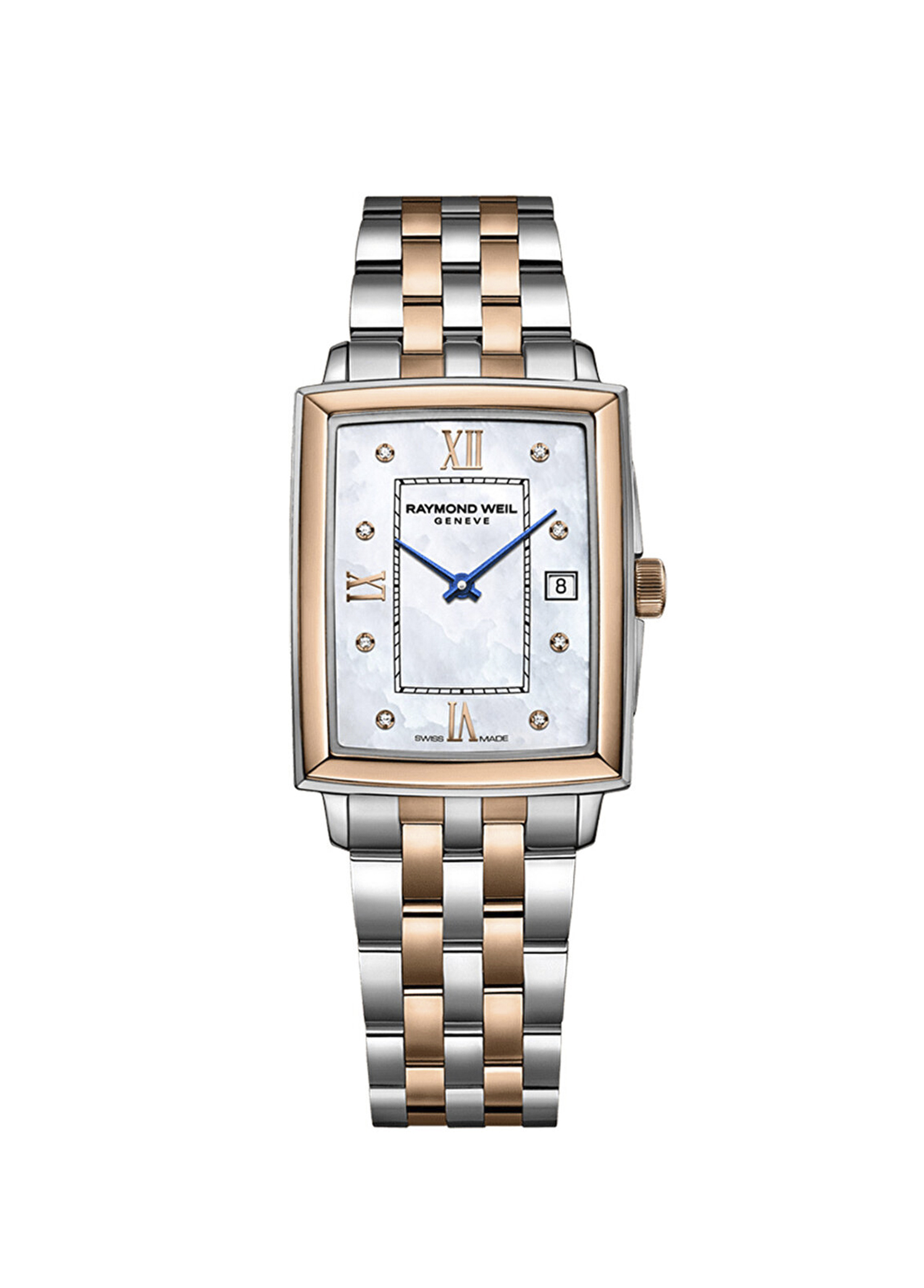 RW5925SP500995 Rose Gold Metalik Gri Pırlantalı Kadın Kol Saati