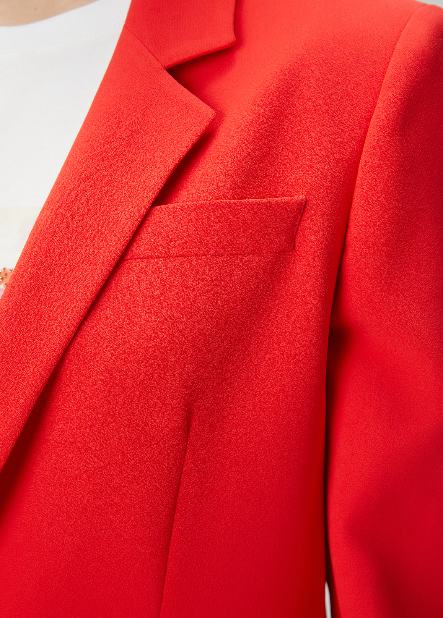 Nar Çiçeği Krep Blazer_3