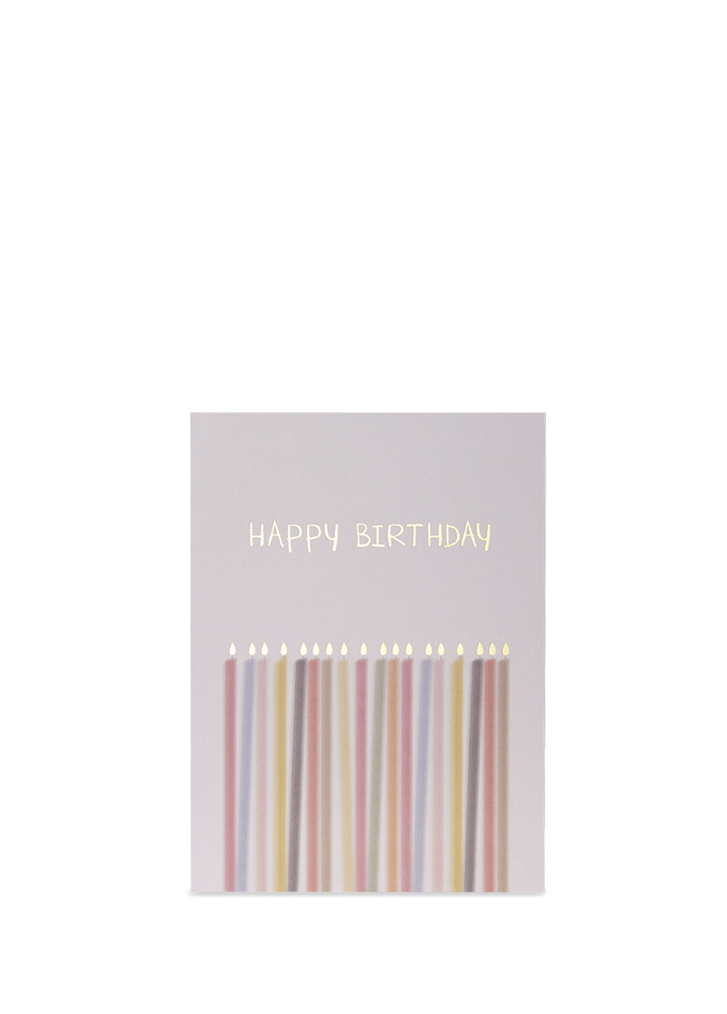 Happy Birthday Candles Tebrik Kartı