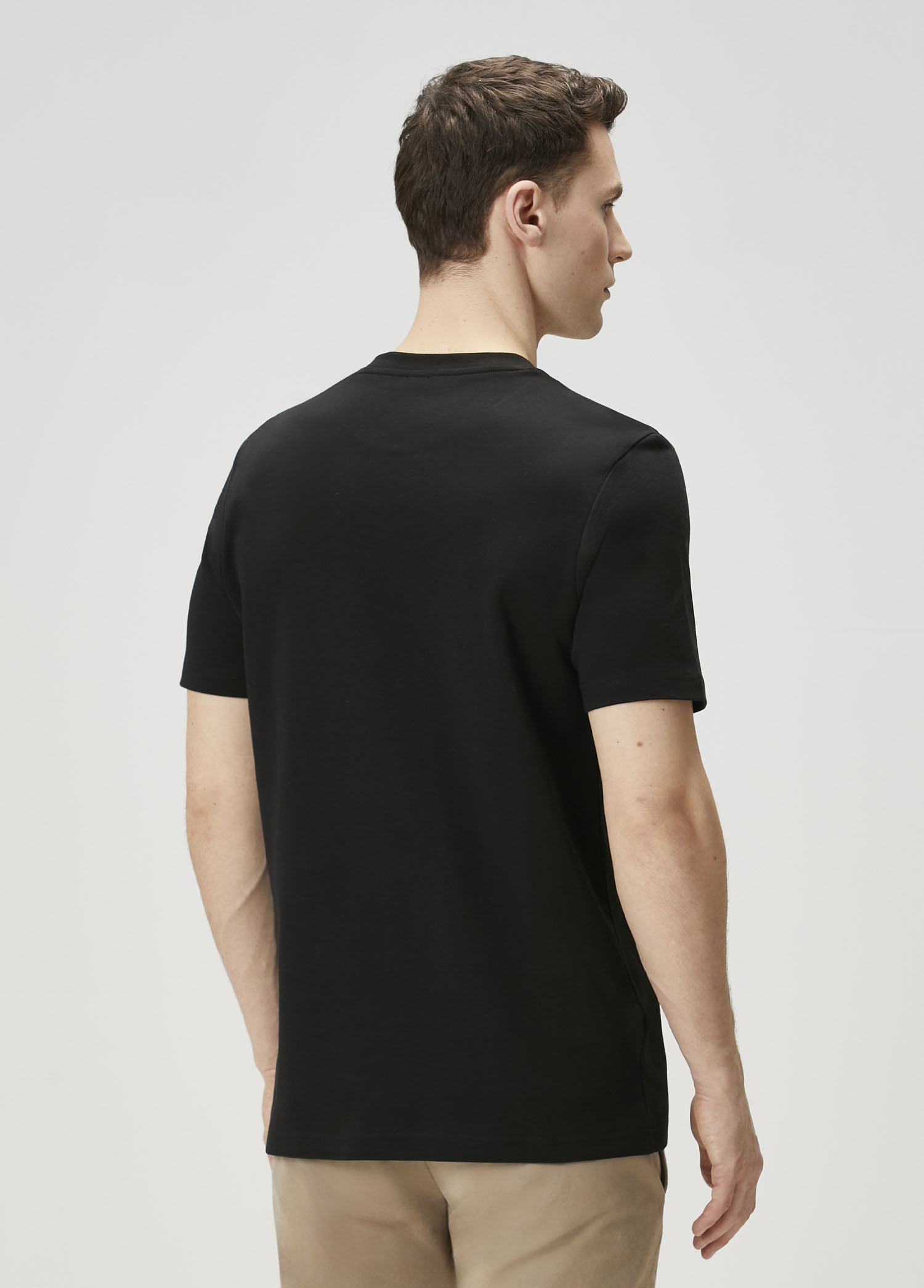 Regular Fit Siyah T-shirt_2