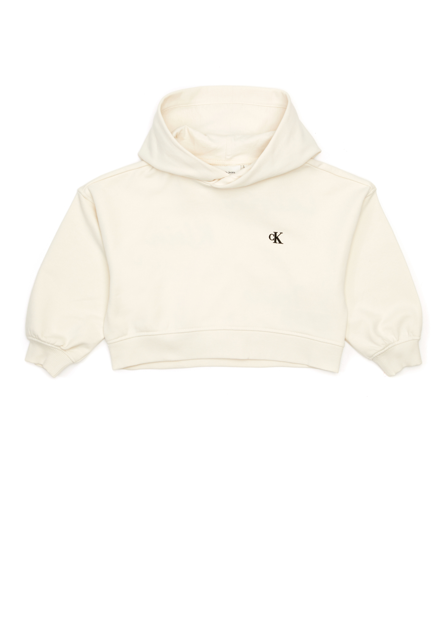 Krem Kapüşonlu Kız Çocuk Sweatshirt